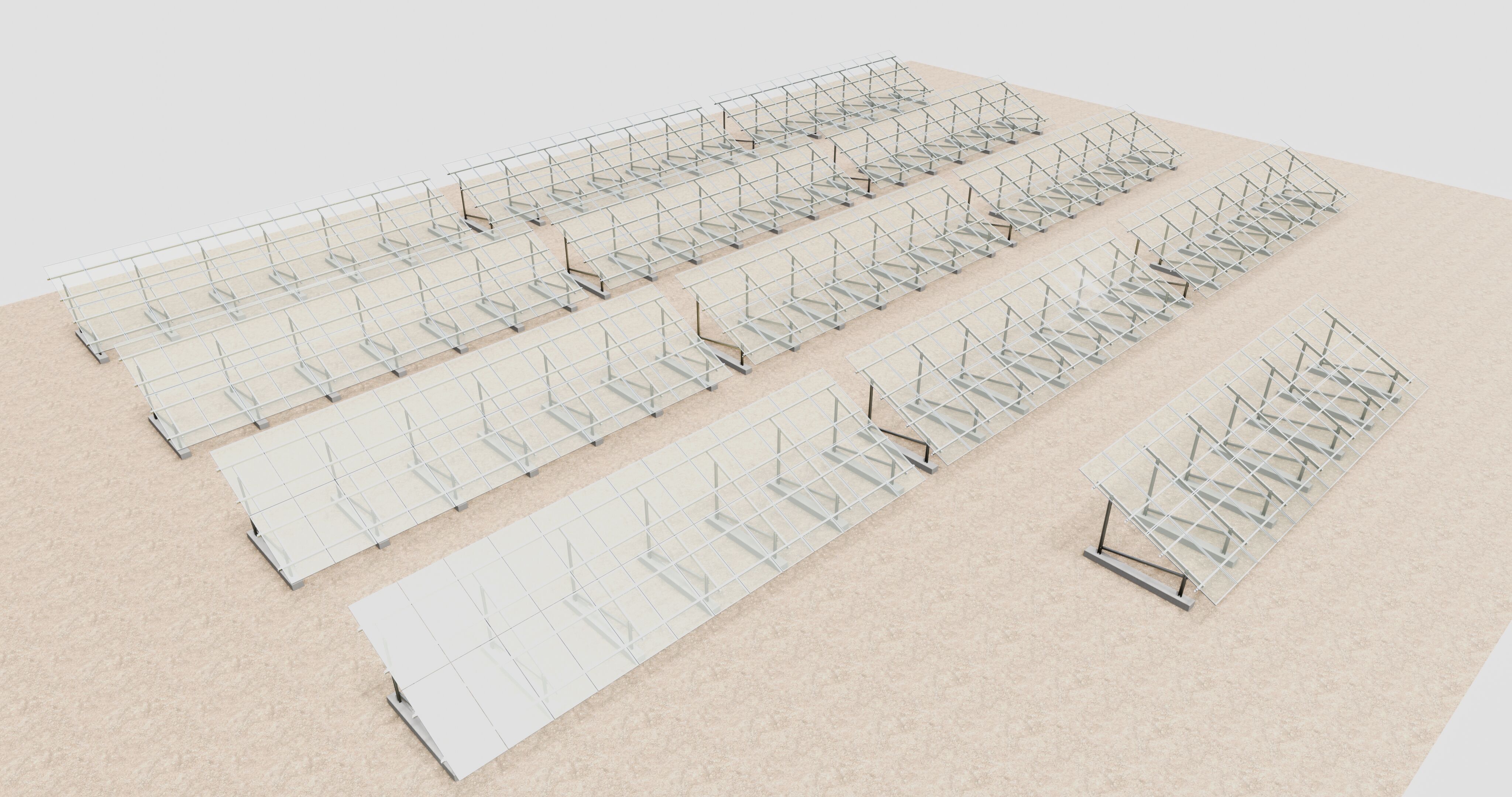 Solar Energy Irrigation Systems-No Bolt 3D model_41