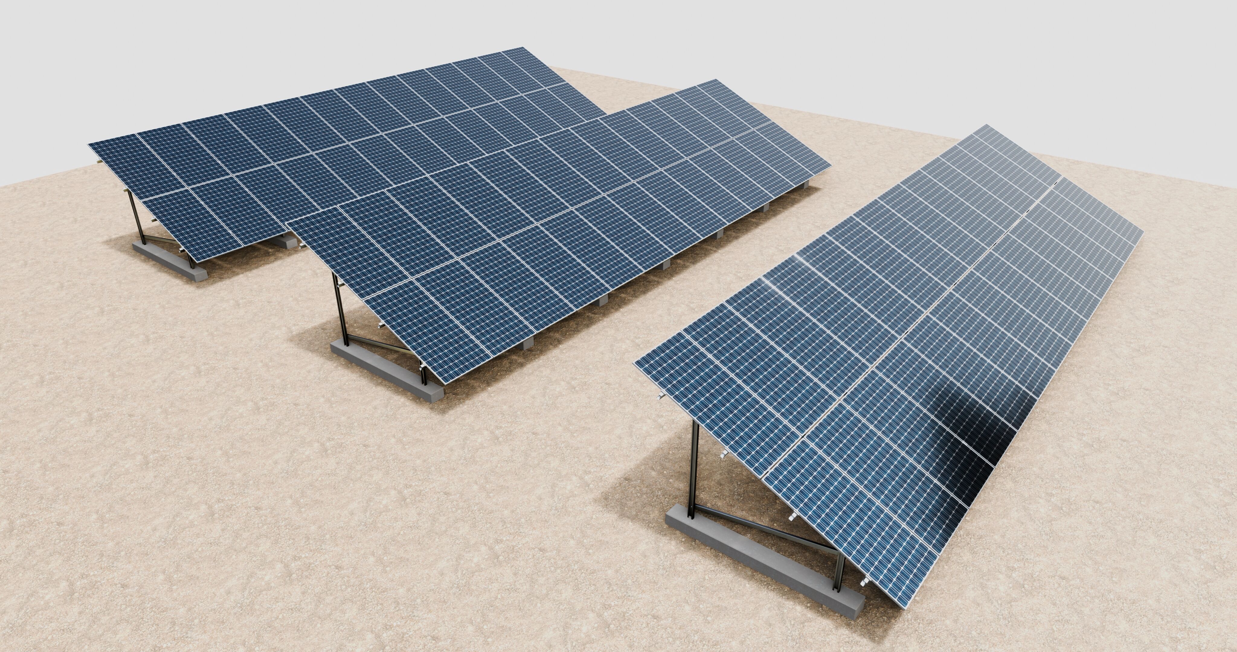 Solar Energy Irrigation Systems-No Bolt 3D model_59