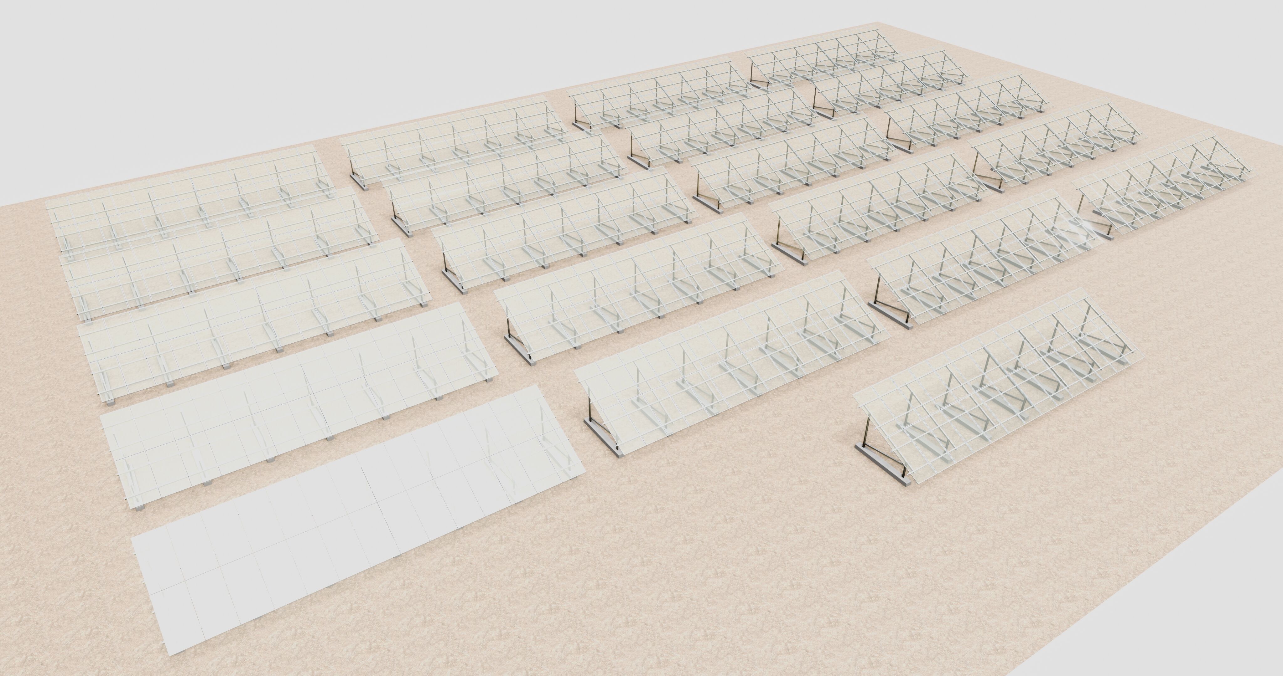 Solar Energy Irrigation Systems-No Bolt 3D model_50
