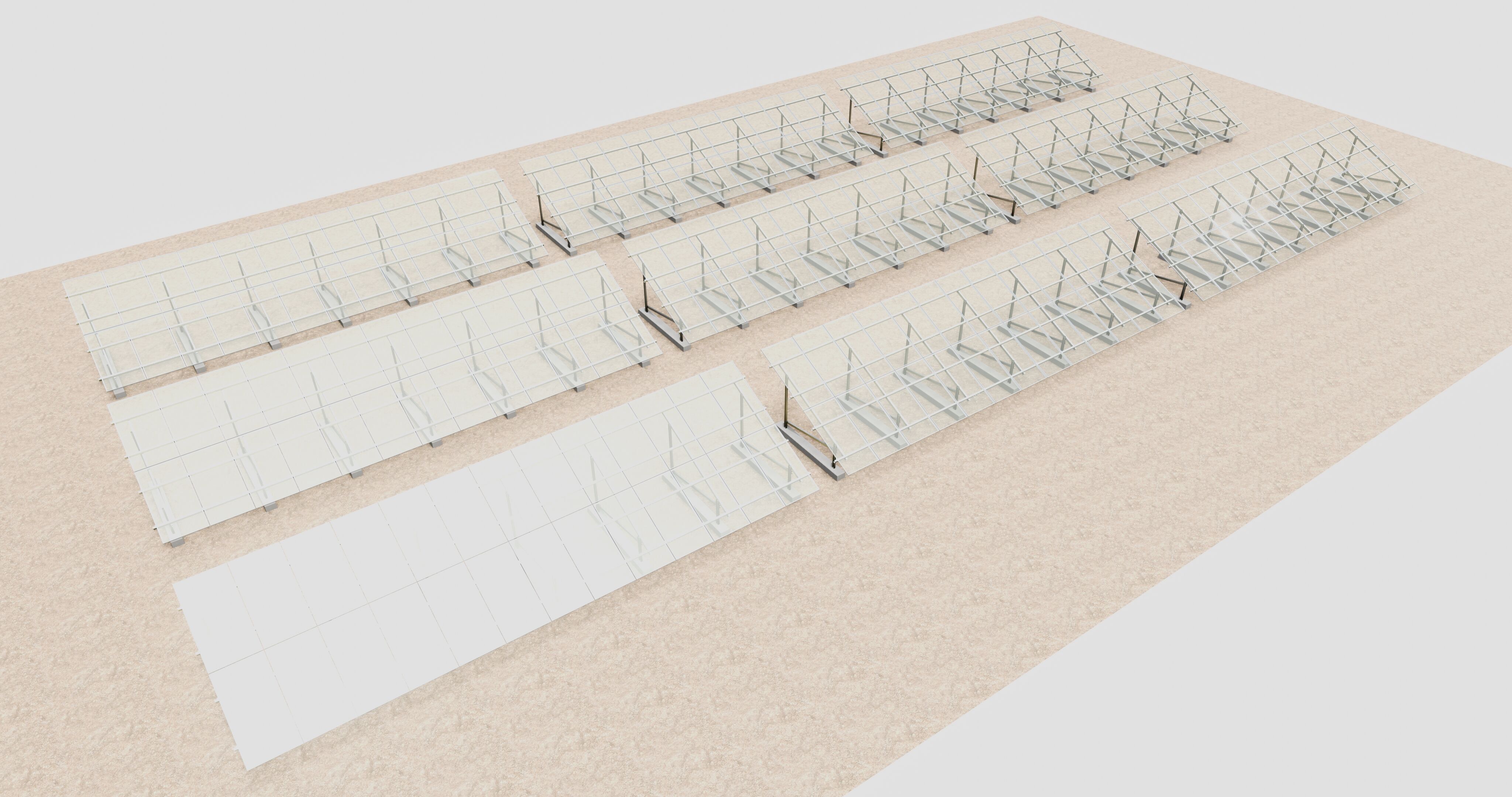 Solar Energy Irrigation Systems-No Bolt 3D model_39