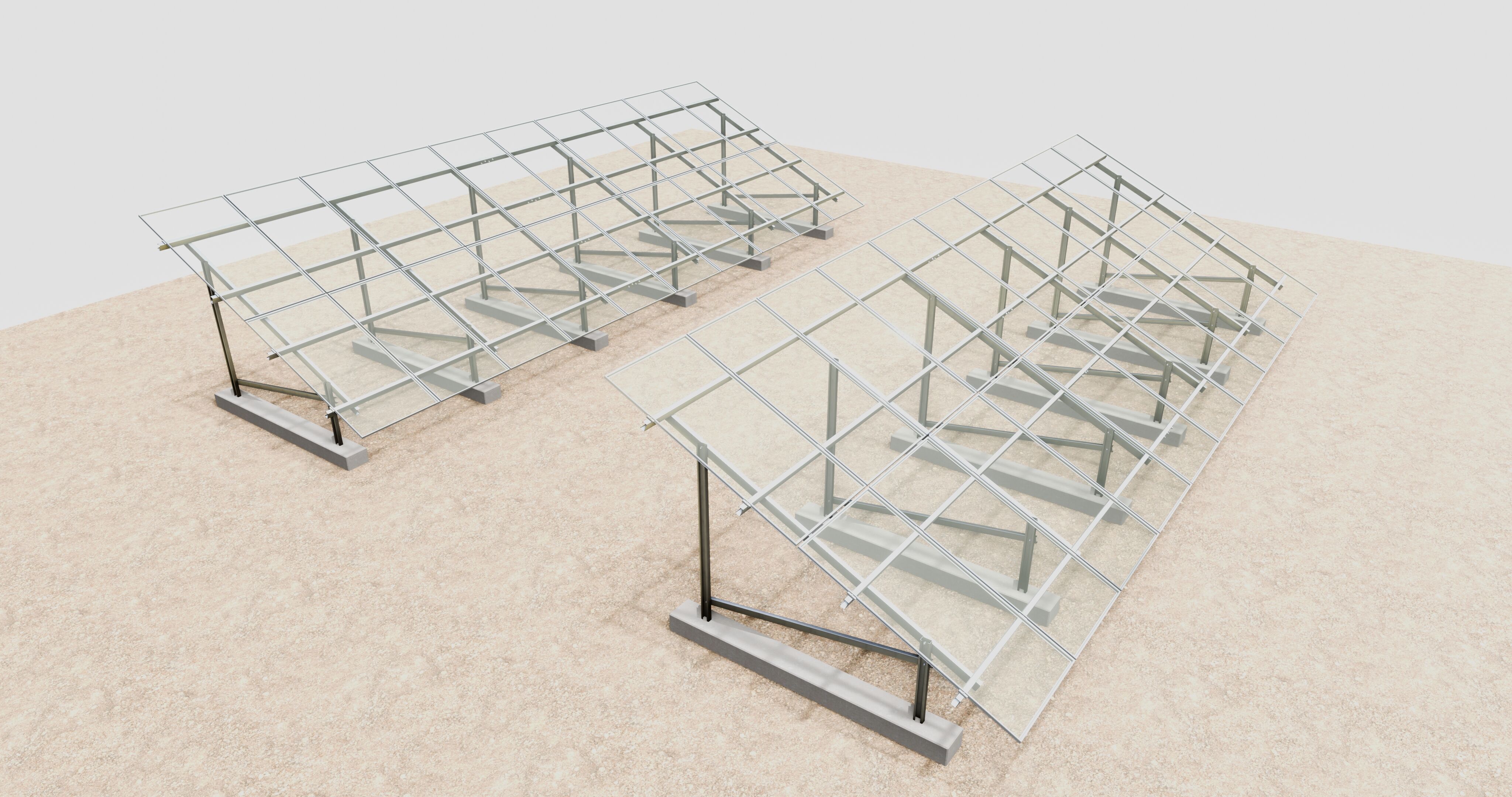 Solar Energy Irrigation Systems-No Bolt 3D model_34