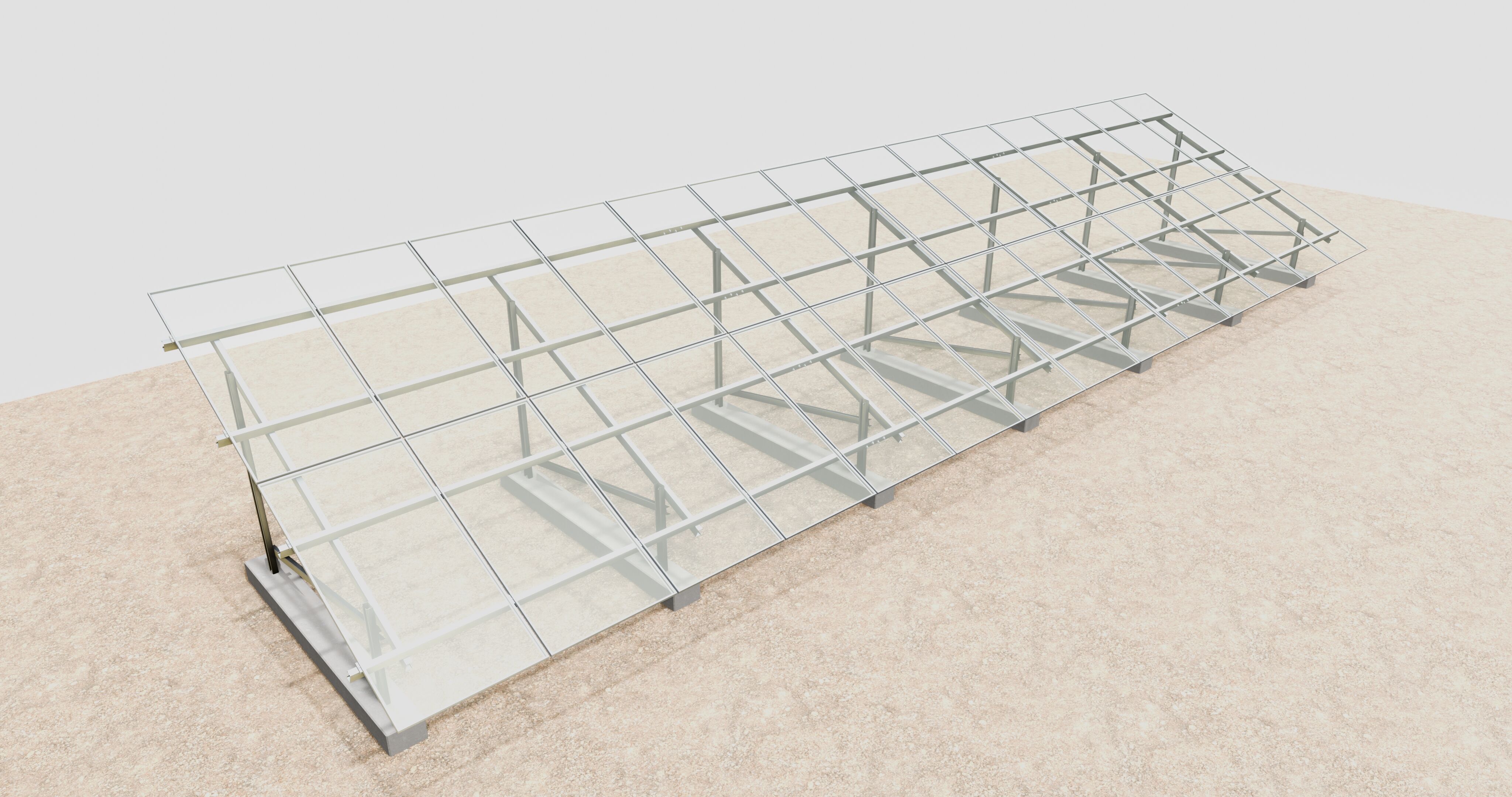 Solar Energy Irrigation Systems-No Bolt 3D model_31