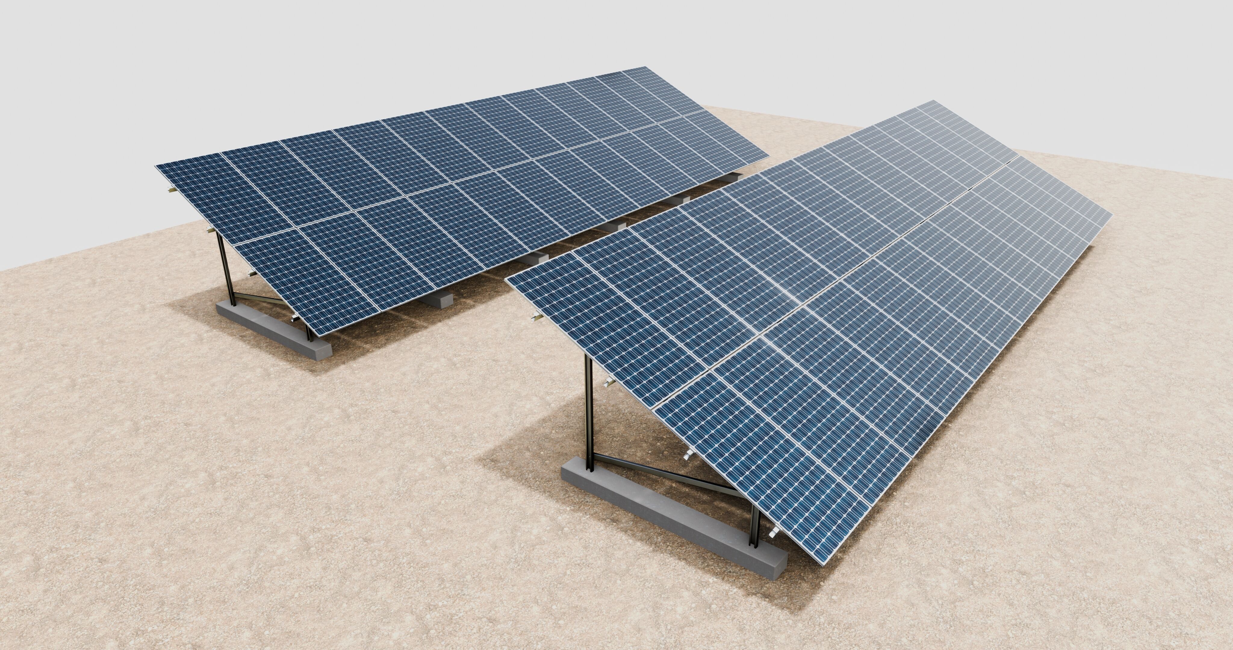 Solar Energy Irrigation Systems-No Bolt 3D model_60