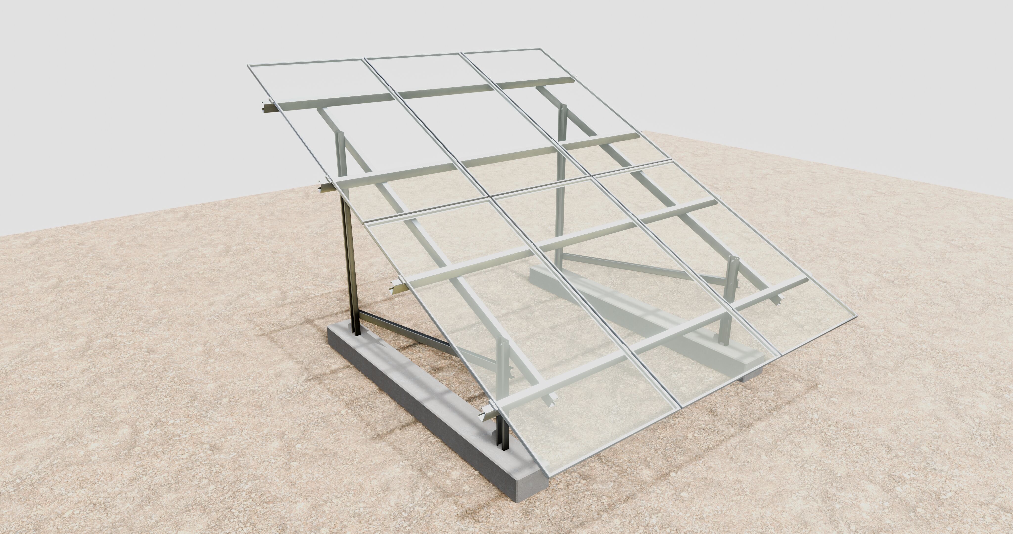Solar Energy Irrigation Systems-No Bolt 3D model_32