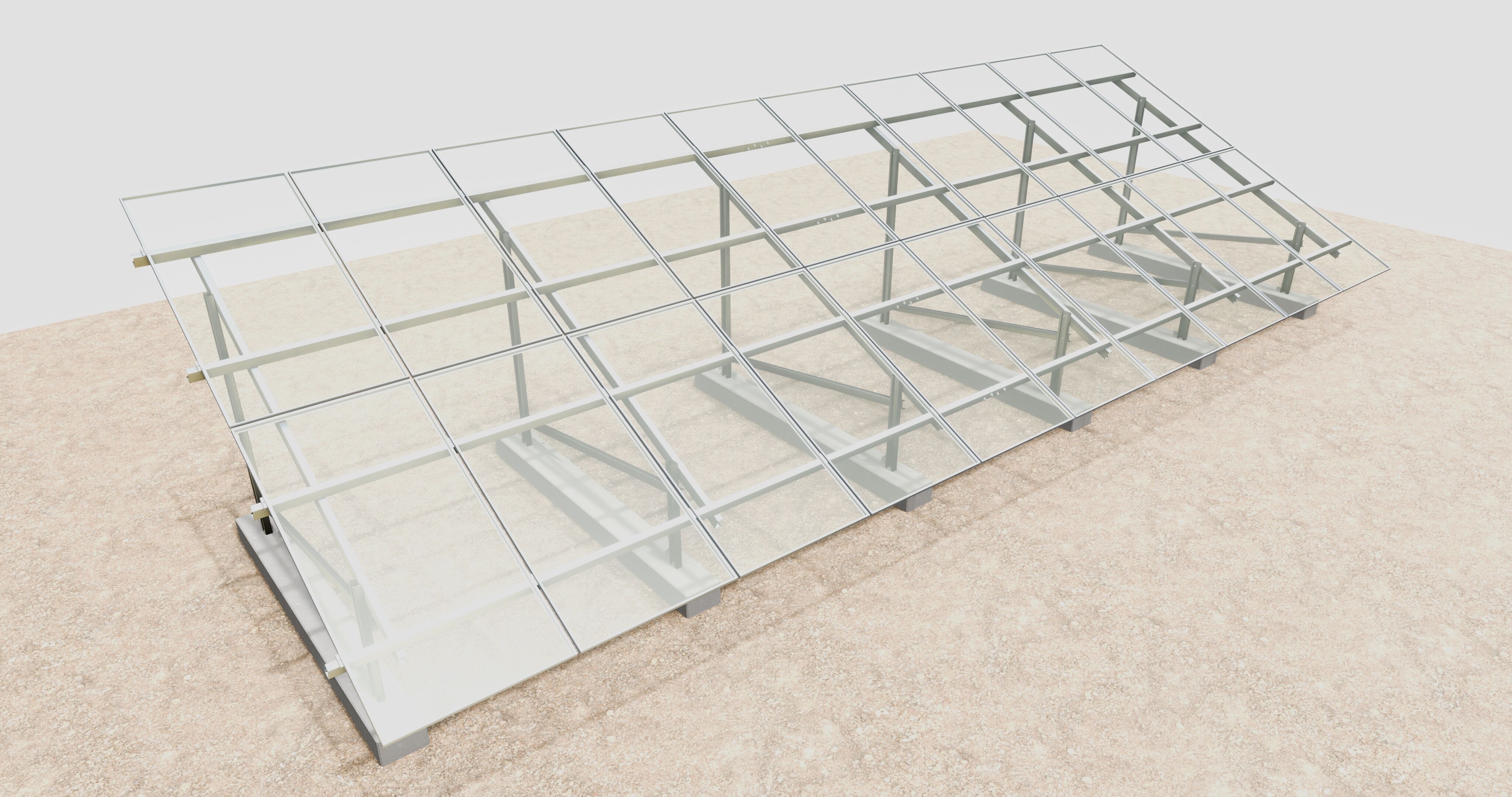 Solar Energy Irrigation Systems-No Bolt 3D model_30