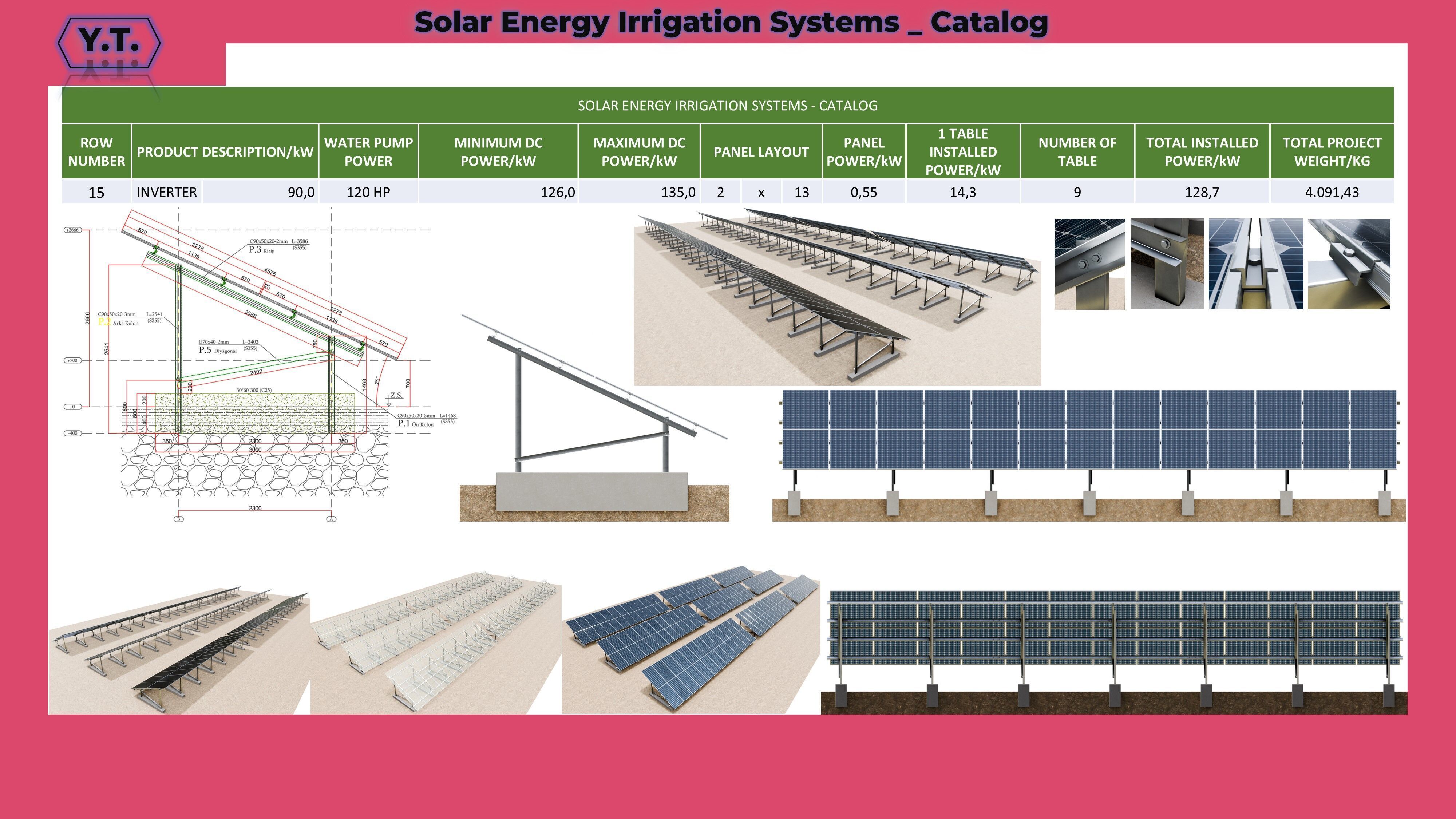 Solar Energy Irrigation Systems-No Bolt 3D model_84