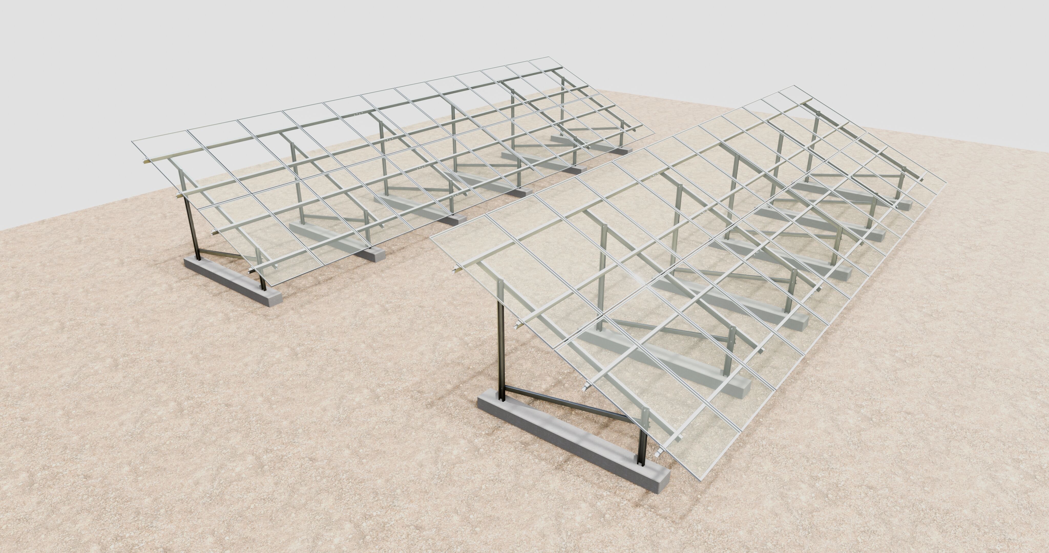 Solar Energy Irrigation Systems-No Bolt 3D model_36