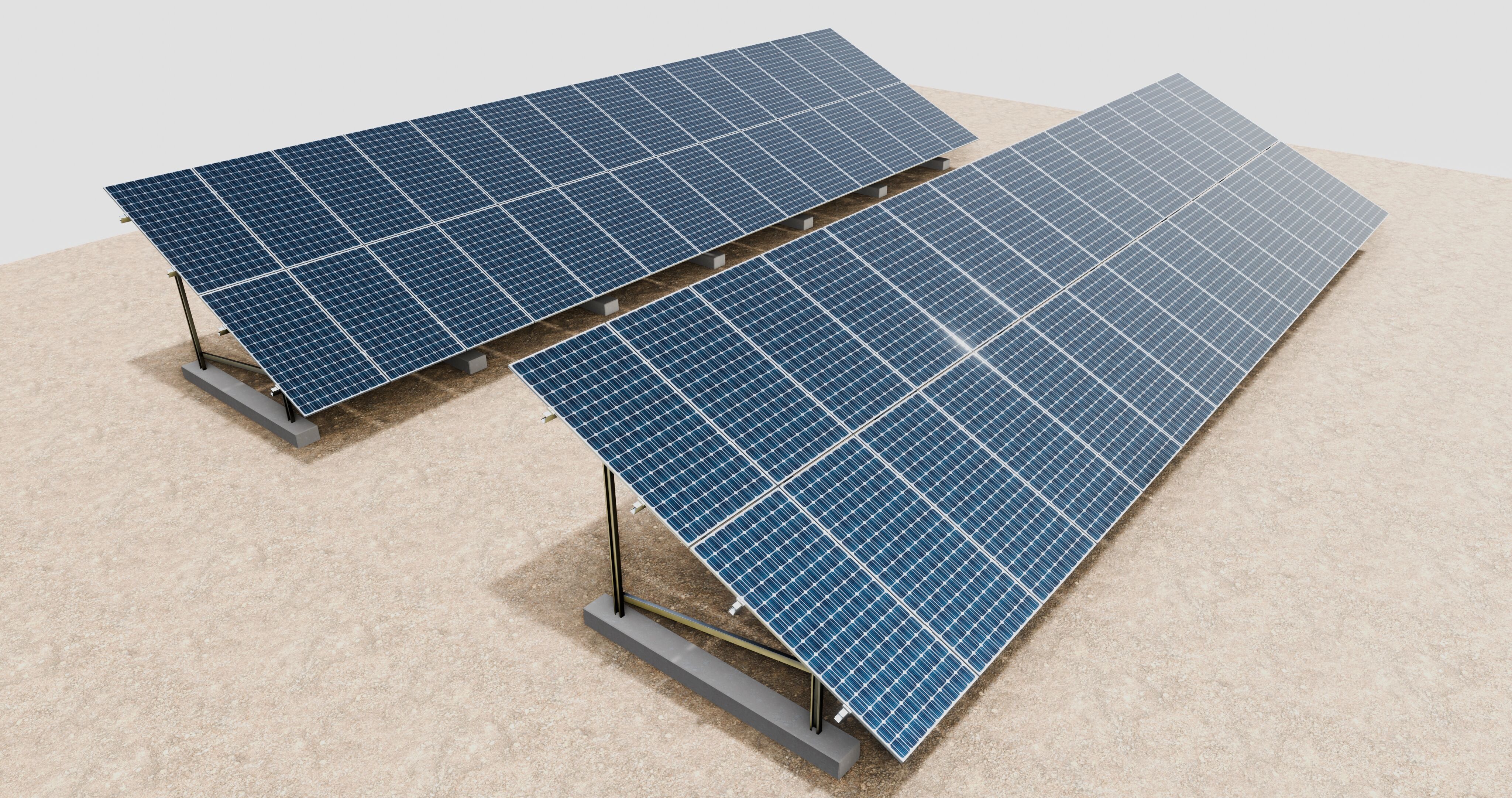 Solar Energy Irrigation Systems-No Bolt 3D model_61