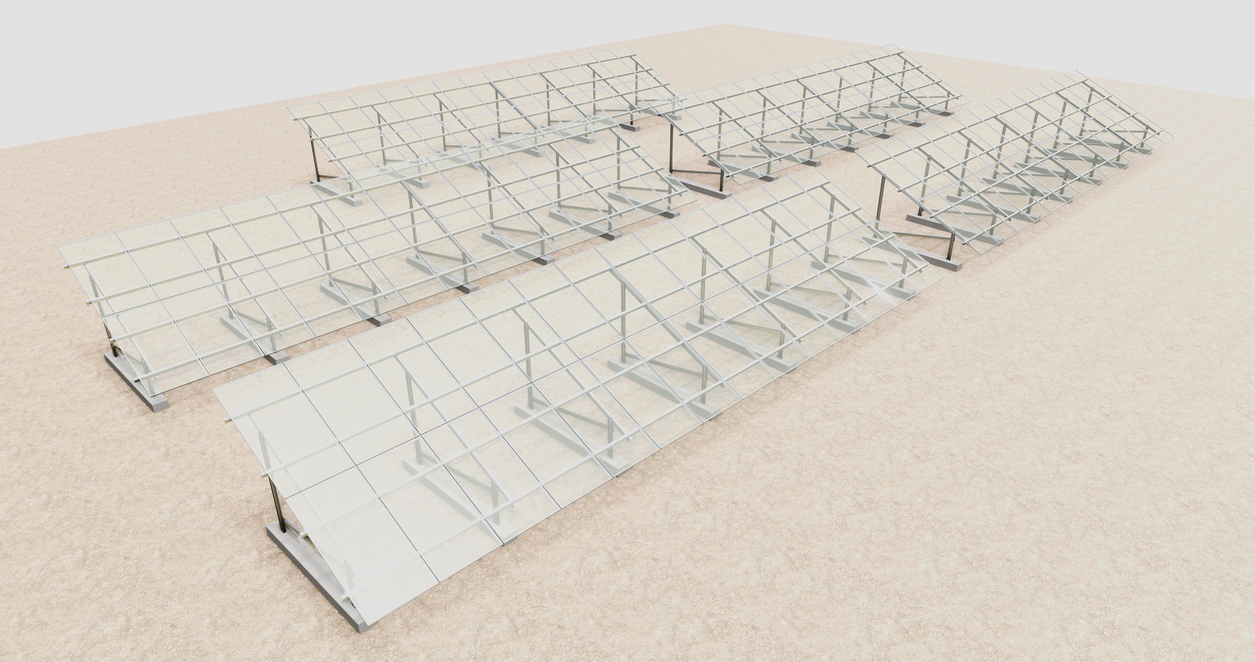 Solar Energy Irrigation Systems-No Bolt 3D model_38