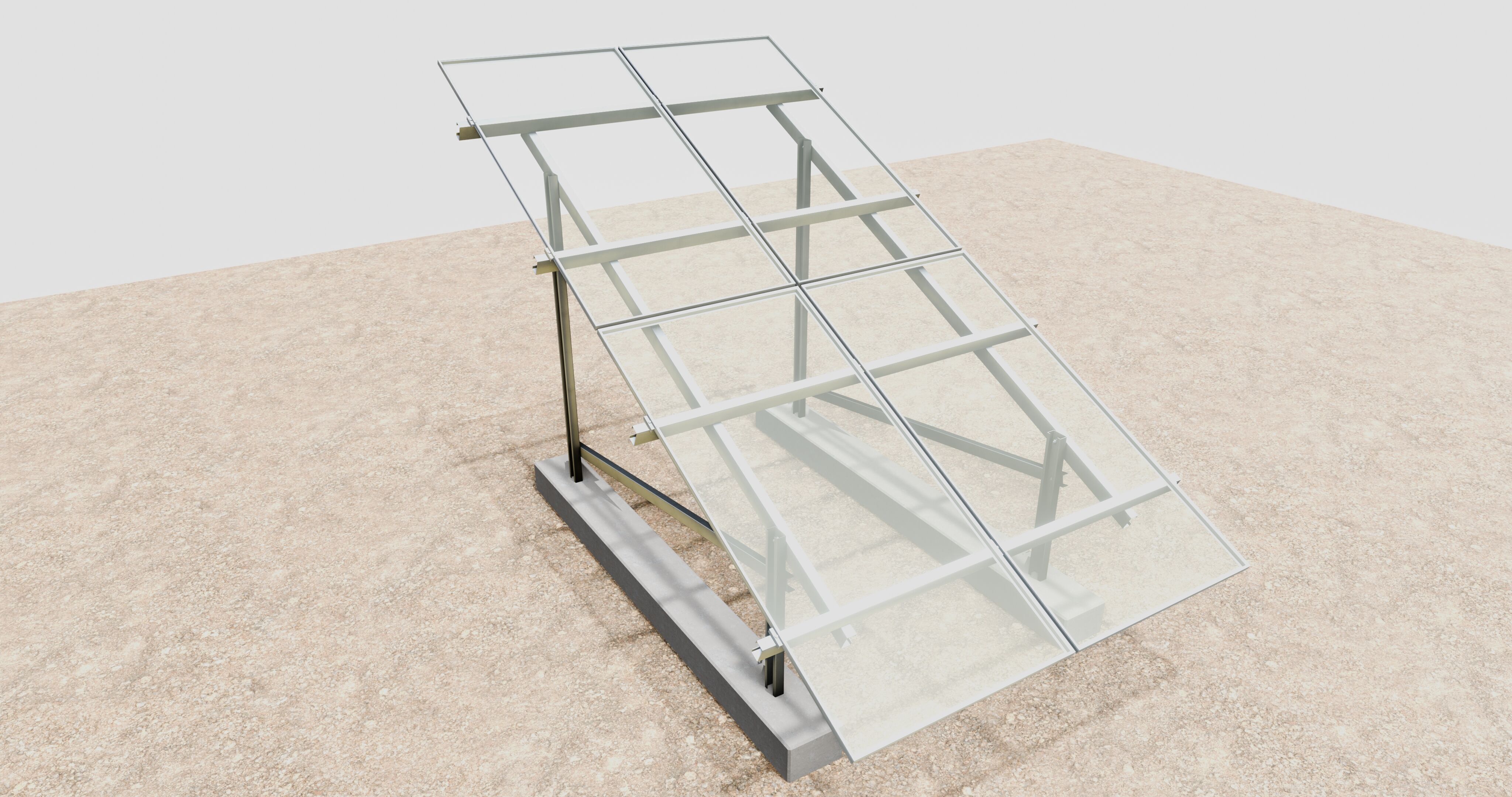 Solar Energy Irrigation Systems-No Bolt 3D model_29