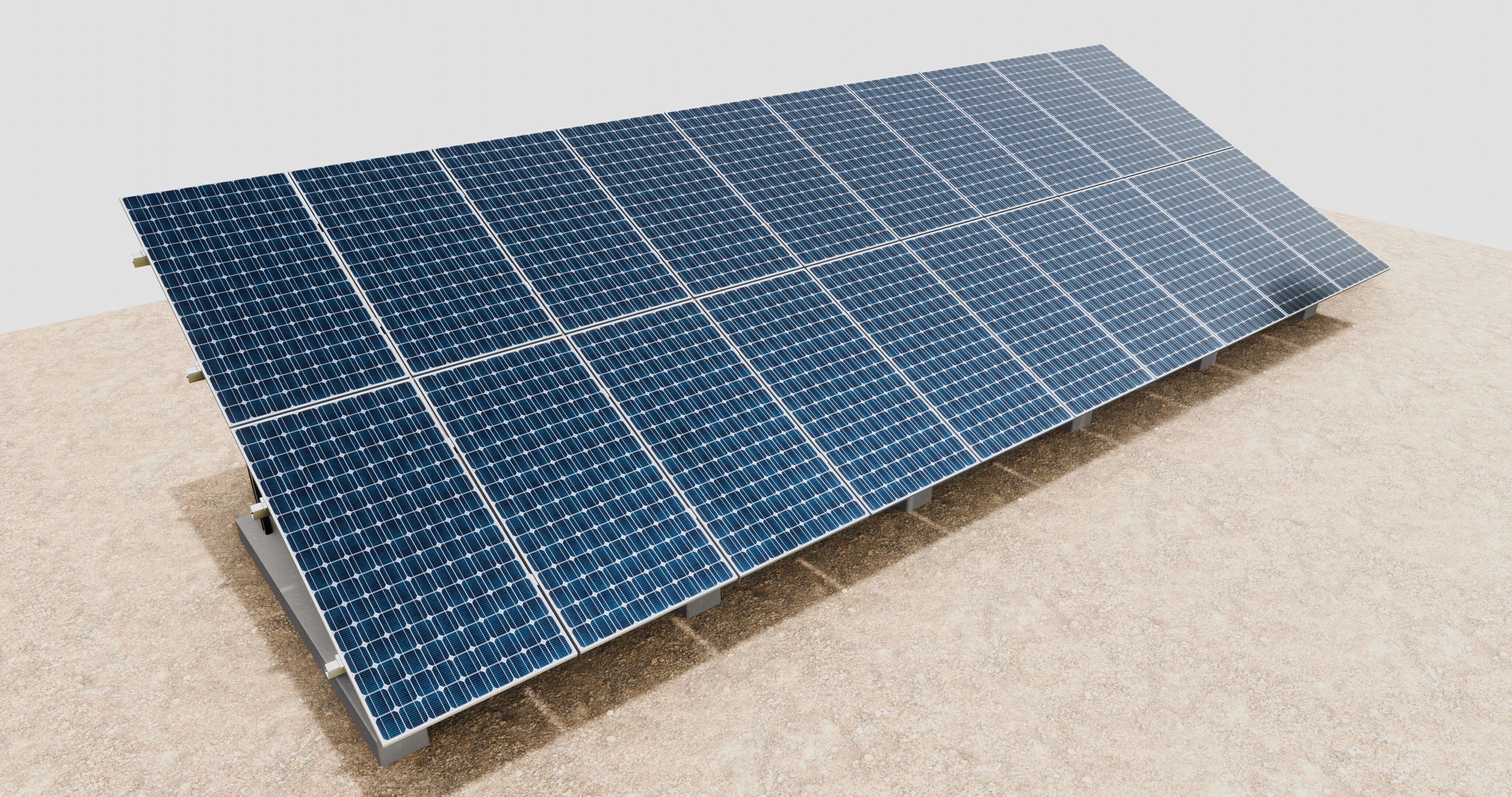 Solar Energy Irrigation Systems-No Bolt 3D model_46