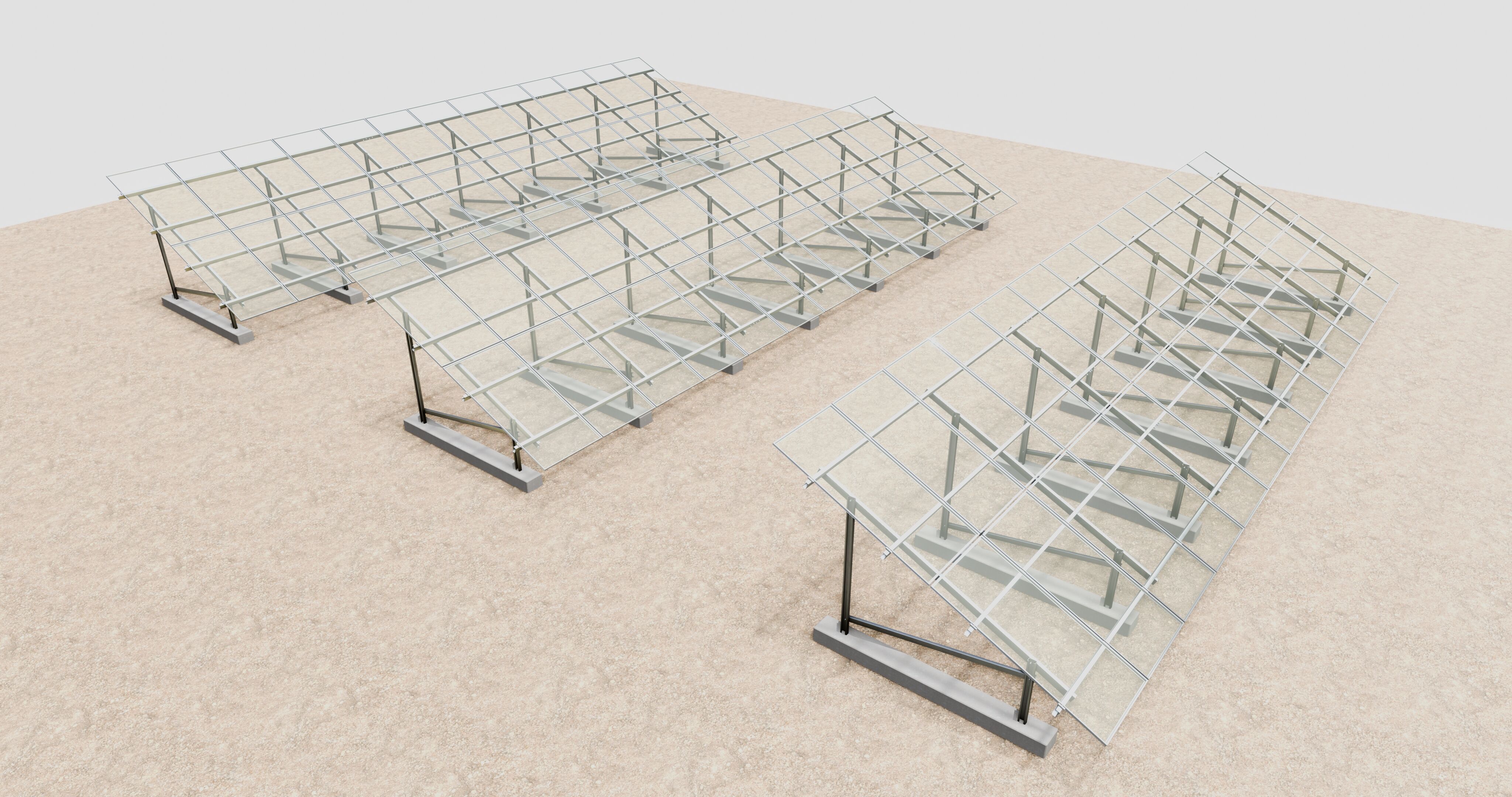 Solar Energy Irrigation Systems-No Bolt 3D model_37