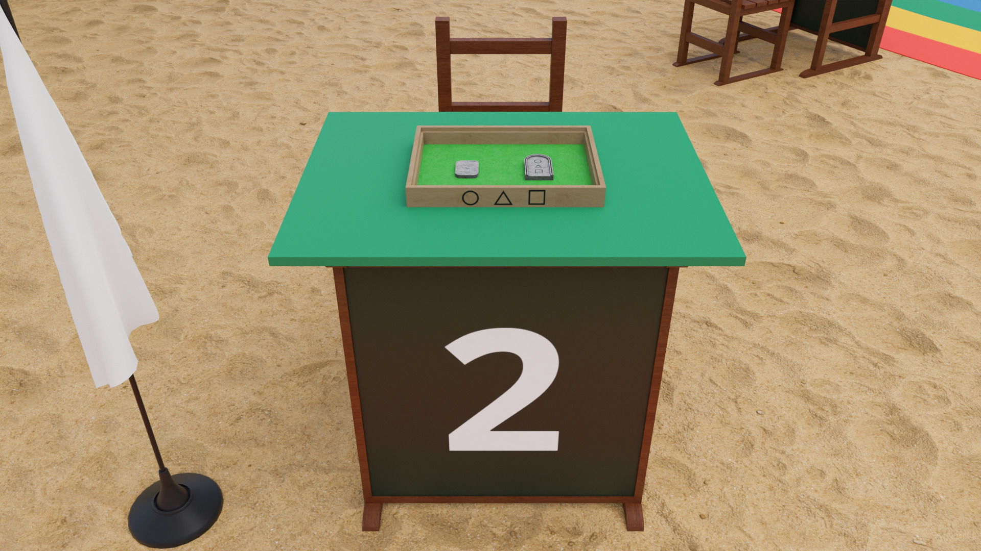 Squid Game Pentathlon Map 3D model_11