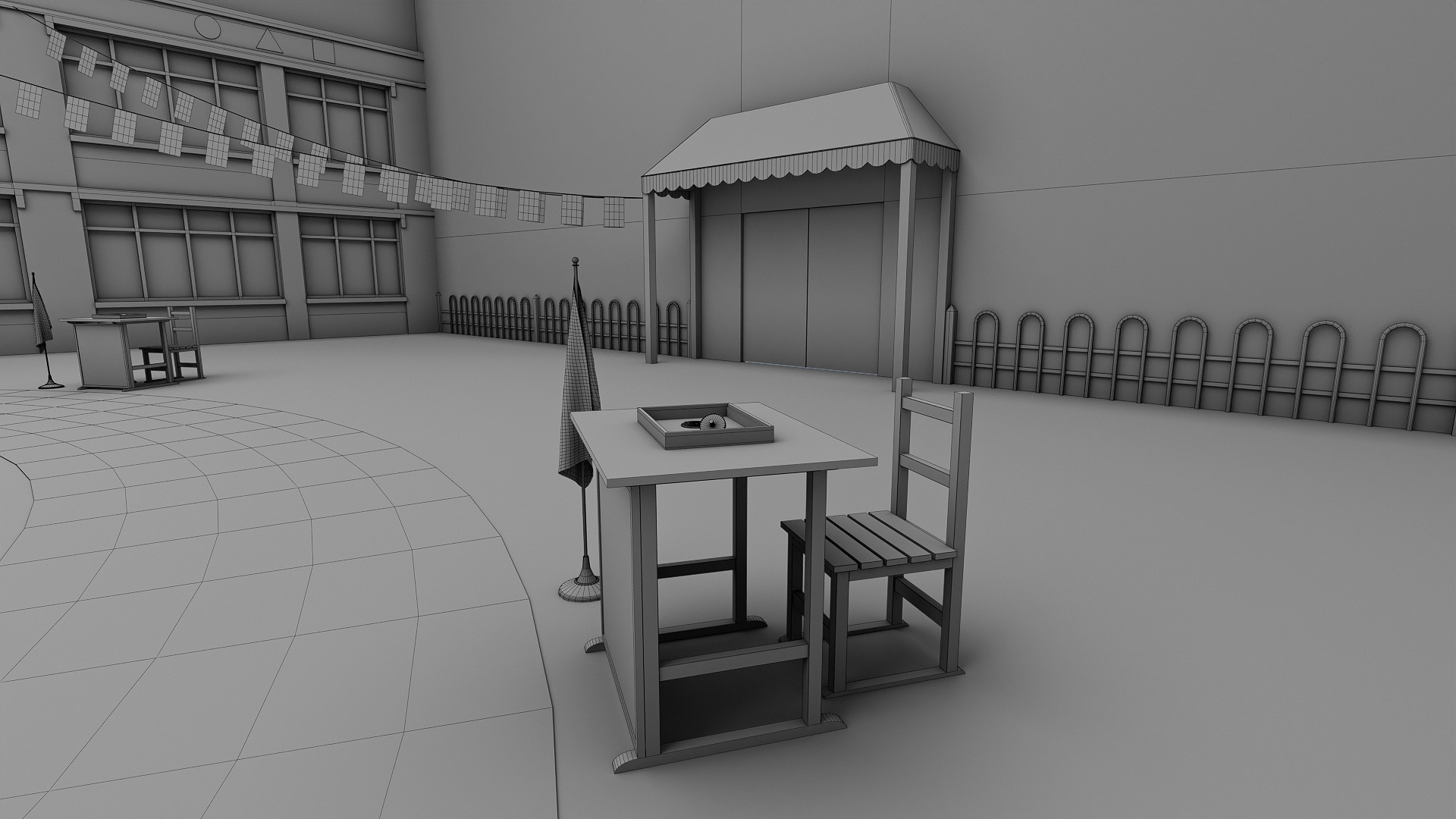 Squid Game Pentathlon Map 3D model_17