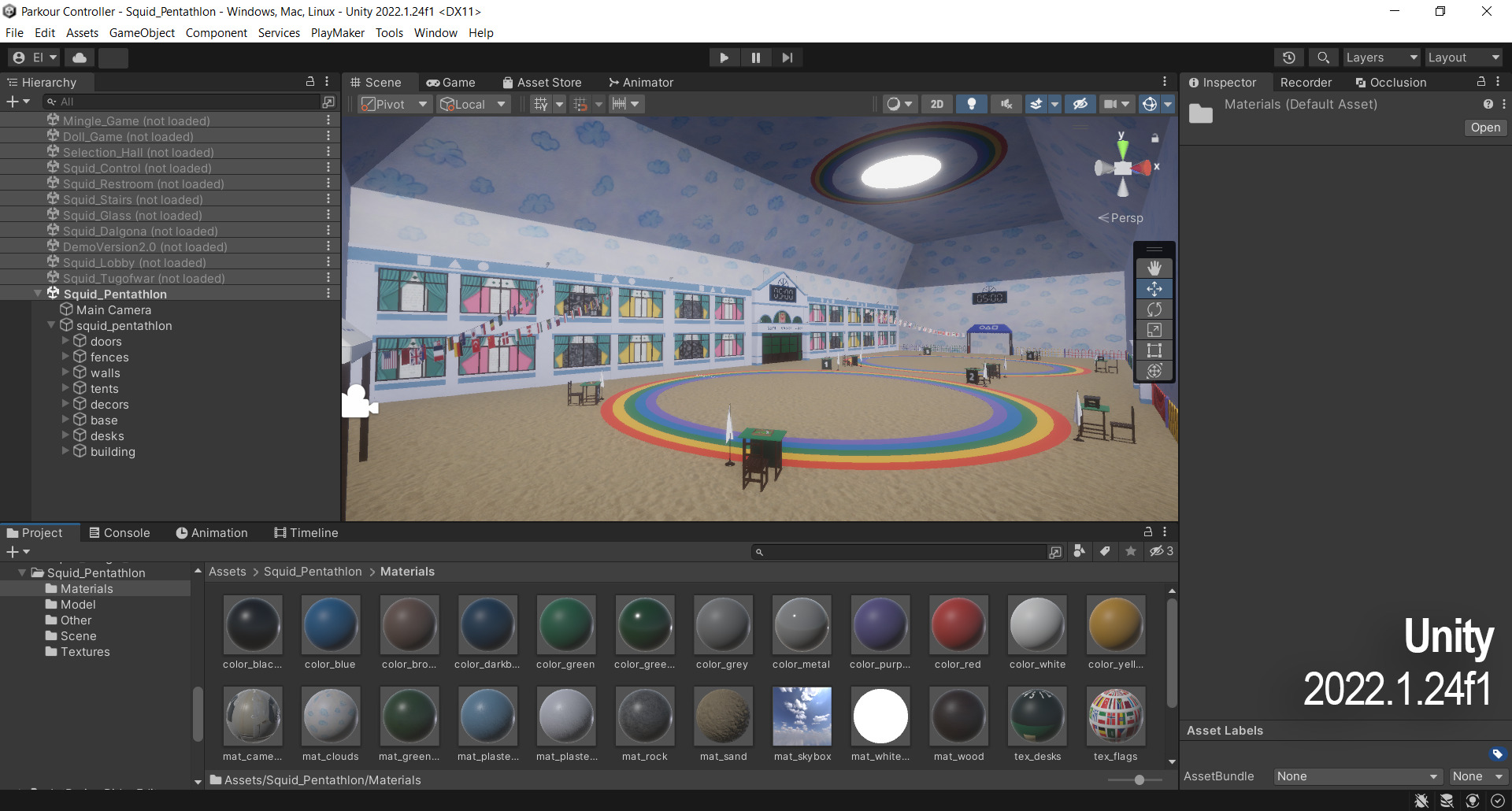 Squid Game Pentathlon Map 3D model_21