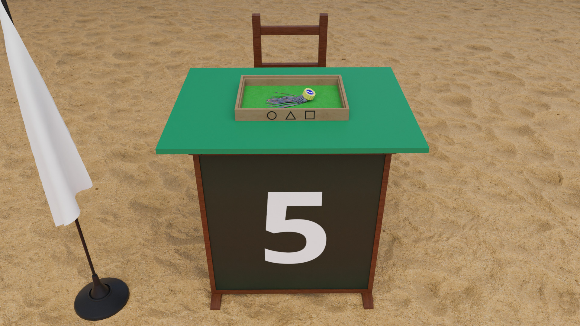 Squid Game Pentathlon Map 3D model_14