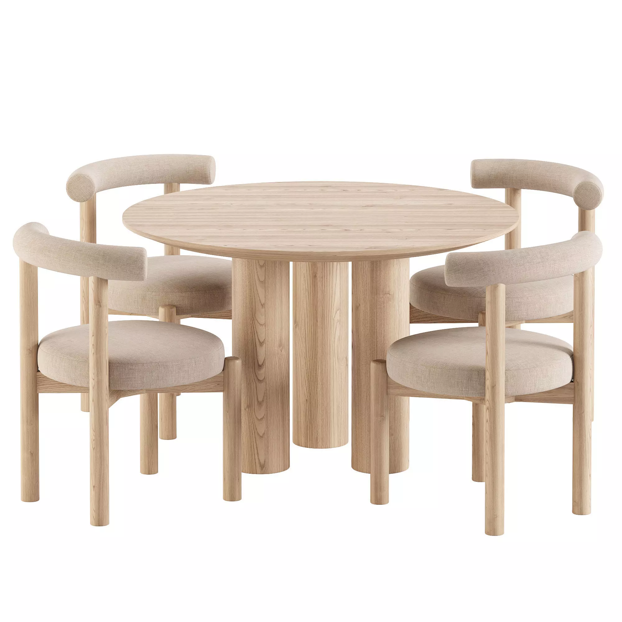 Dame Chair and Mojave Table 3D model