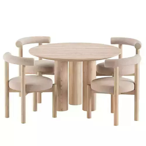 Dame Chair and Mojave Table