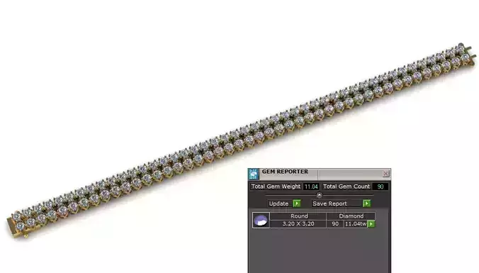 2Lines Diamond Bracelet V3