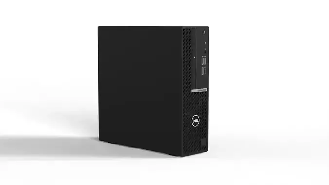 Dell OptiPlex 7090 Low-poly 3D model