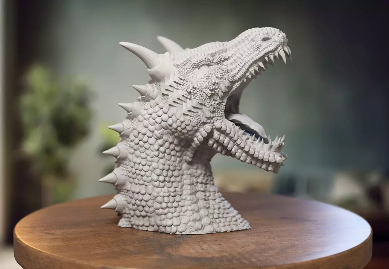 Dragon Headphone Stand Dragon Headset Stand 3D print model_0