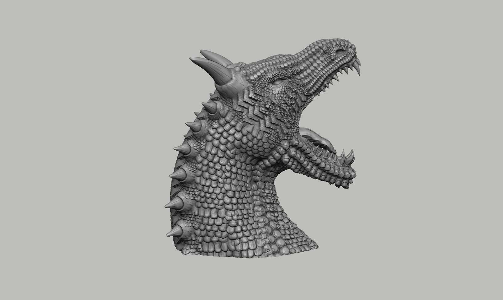 Dragon Headphone Stand Dragon Headset Stand 3D print model_5