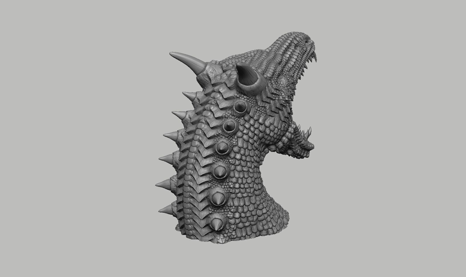 Dragon Headphone Stand Dragon Headset Stand 3D print model_6