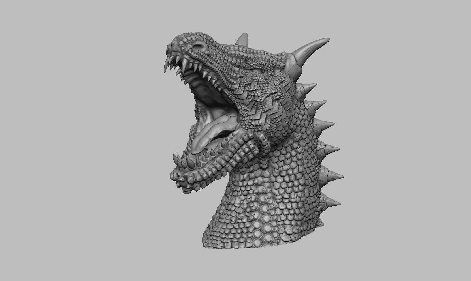 Dragon Headphone Stand Dragon Headset Stand 3D print model_9