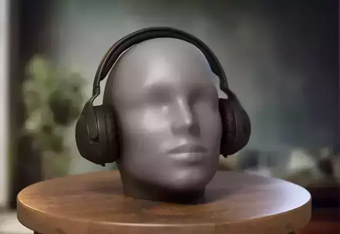 Smooth female Headphone Stand Modern female headset Stand