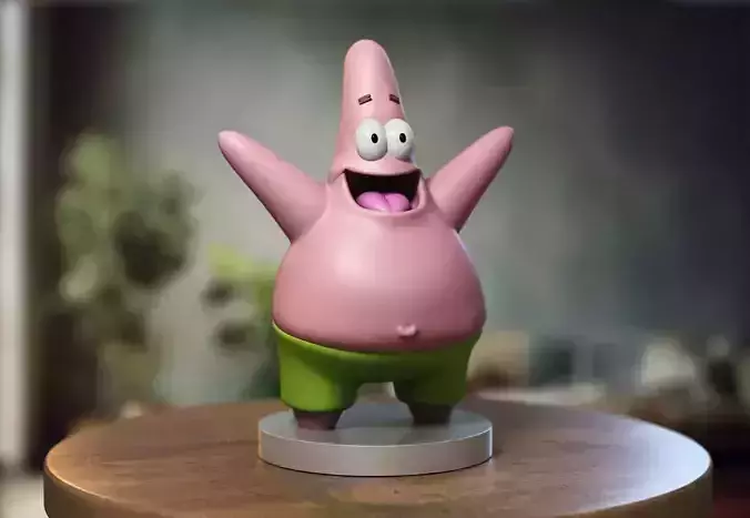 Patrick spongebob headphone Stand 3D print model