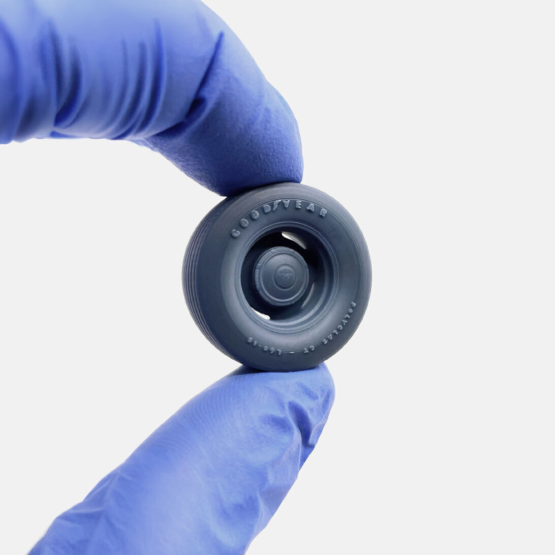 15x10 Mopar Steelie Wheel Goodyear Polyglas Tire 3D print model_2