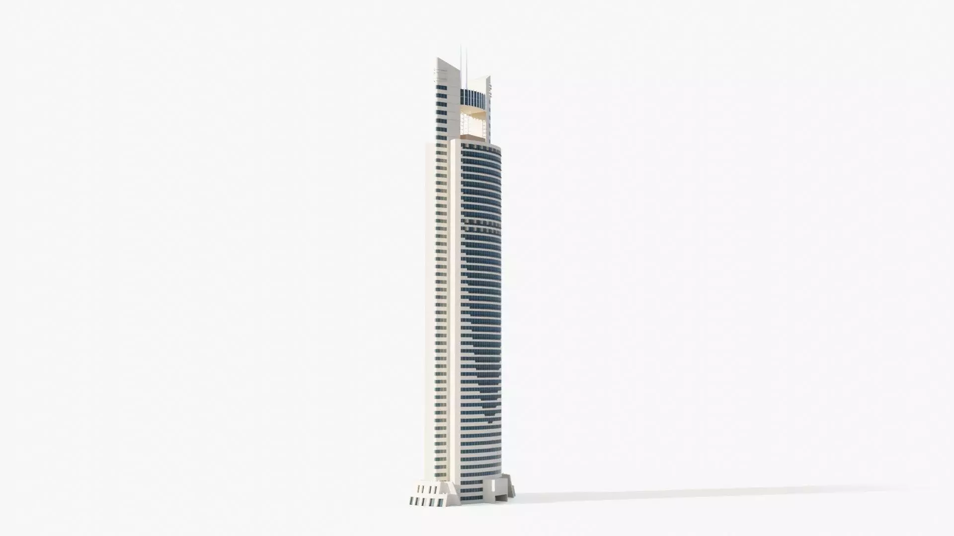 Tamkeen tower - Saudi arabia 3D model