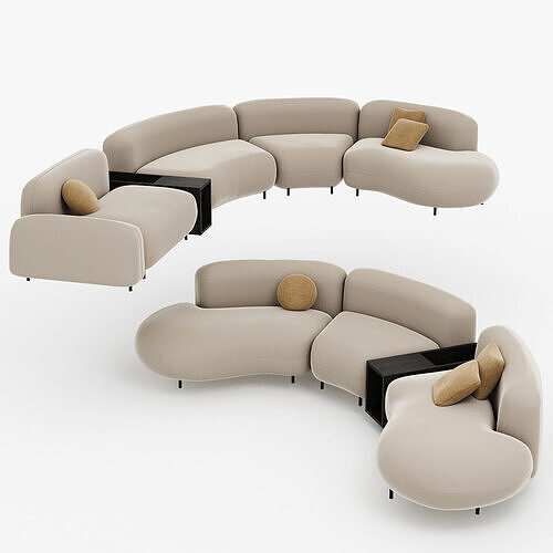 TOKIO Sofa Arflex T20 T30 3D model
