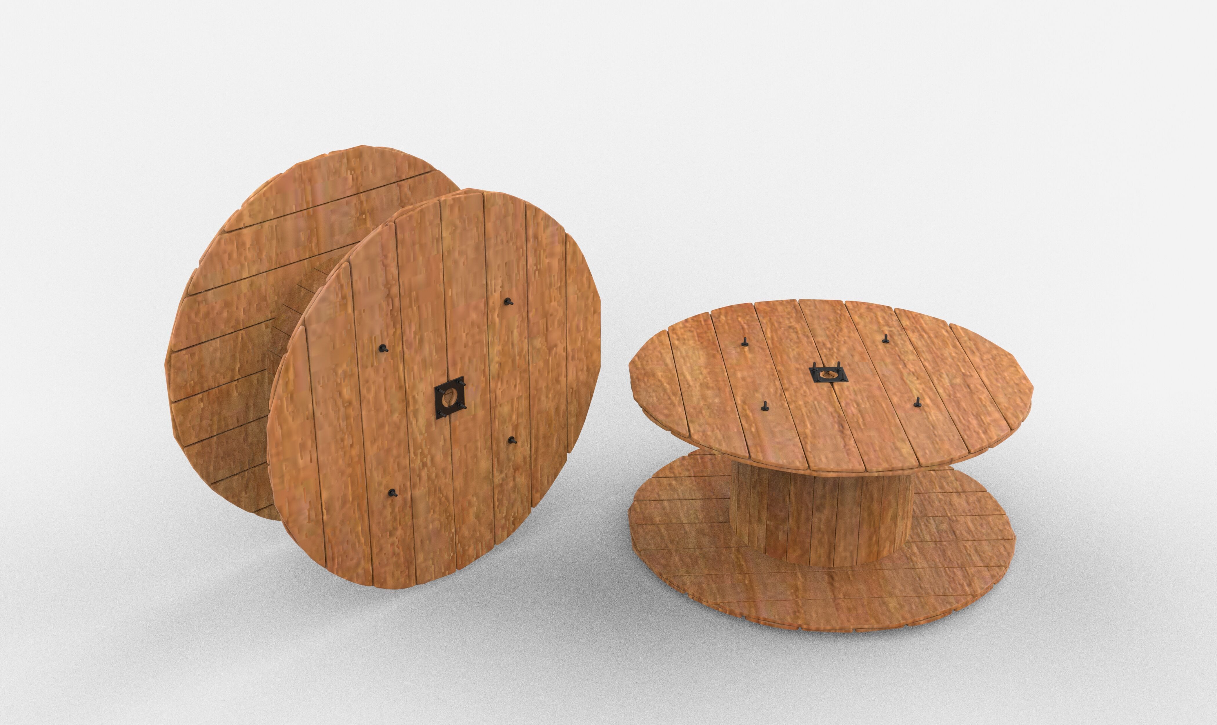 Big Wood Coil 3D model_5