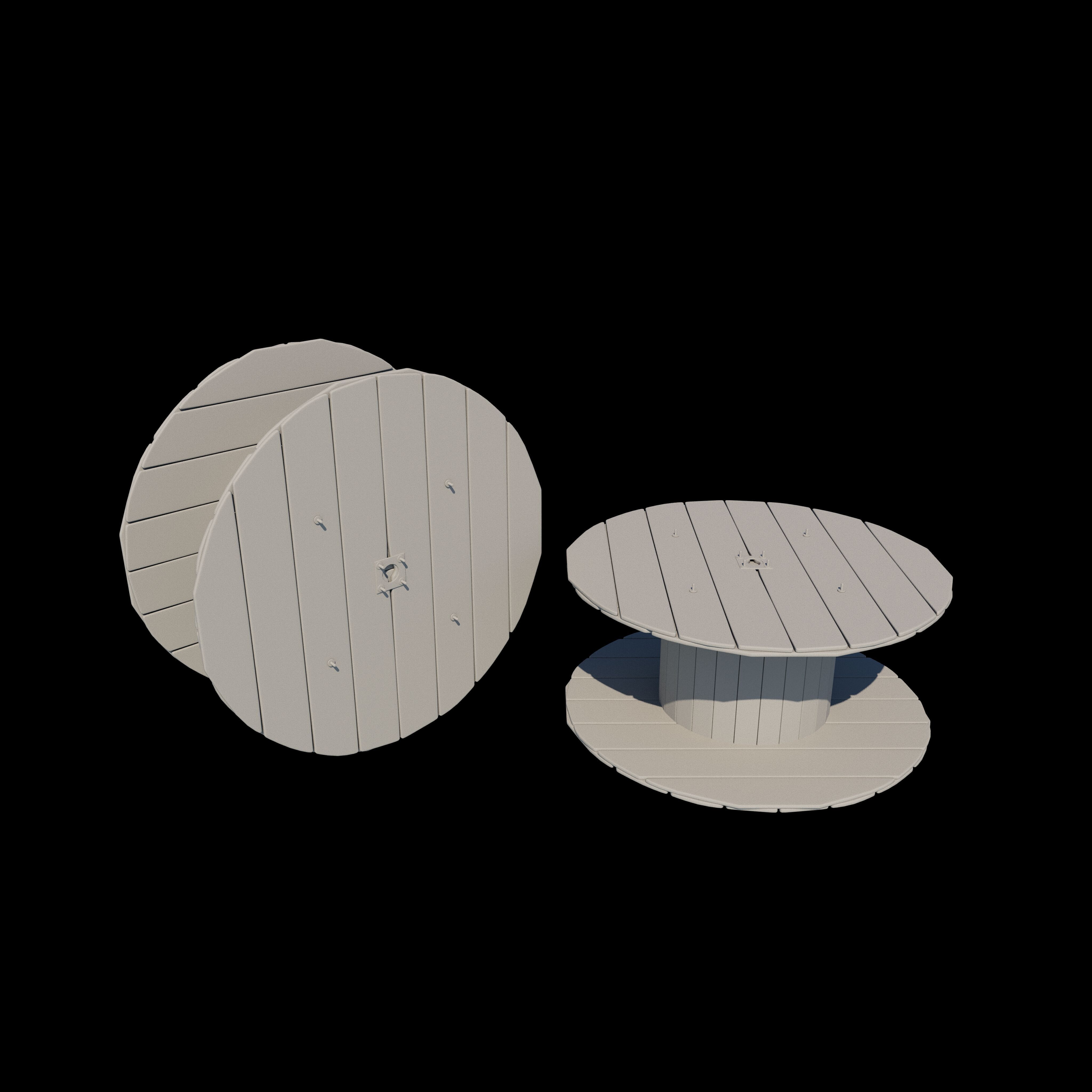 Big Wood Coil 3D model_6