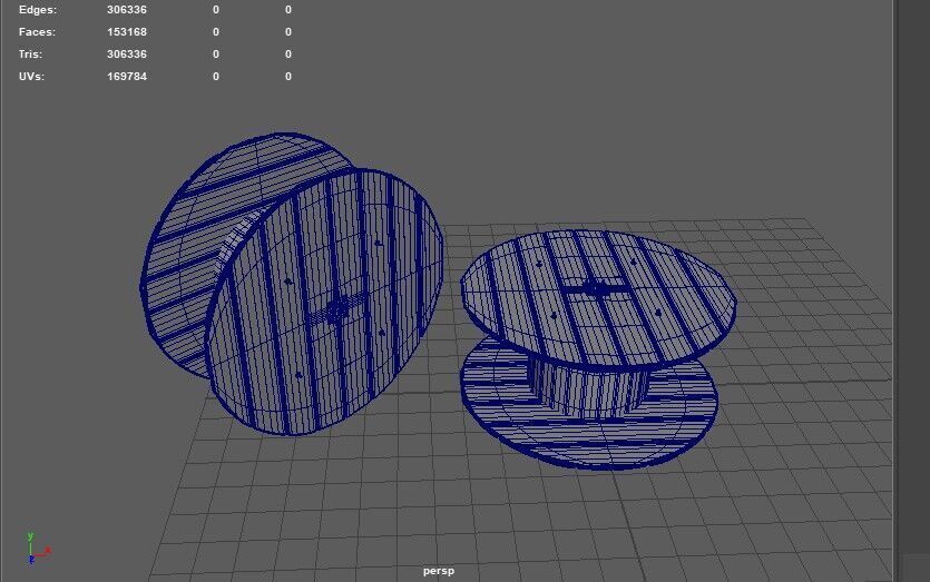 Big Wood Coil 3D model_11