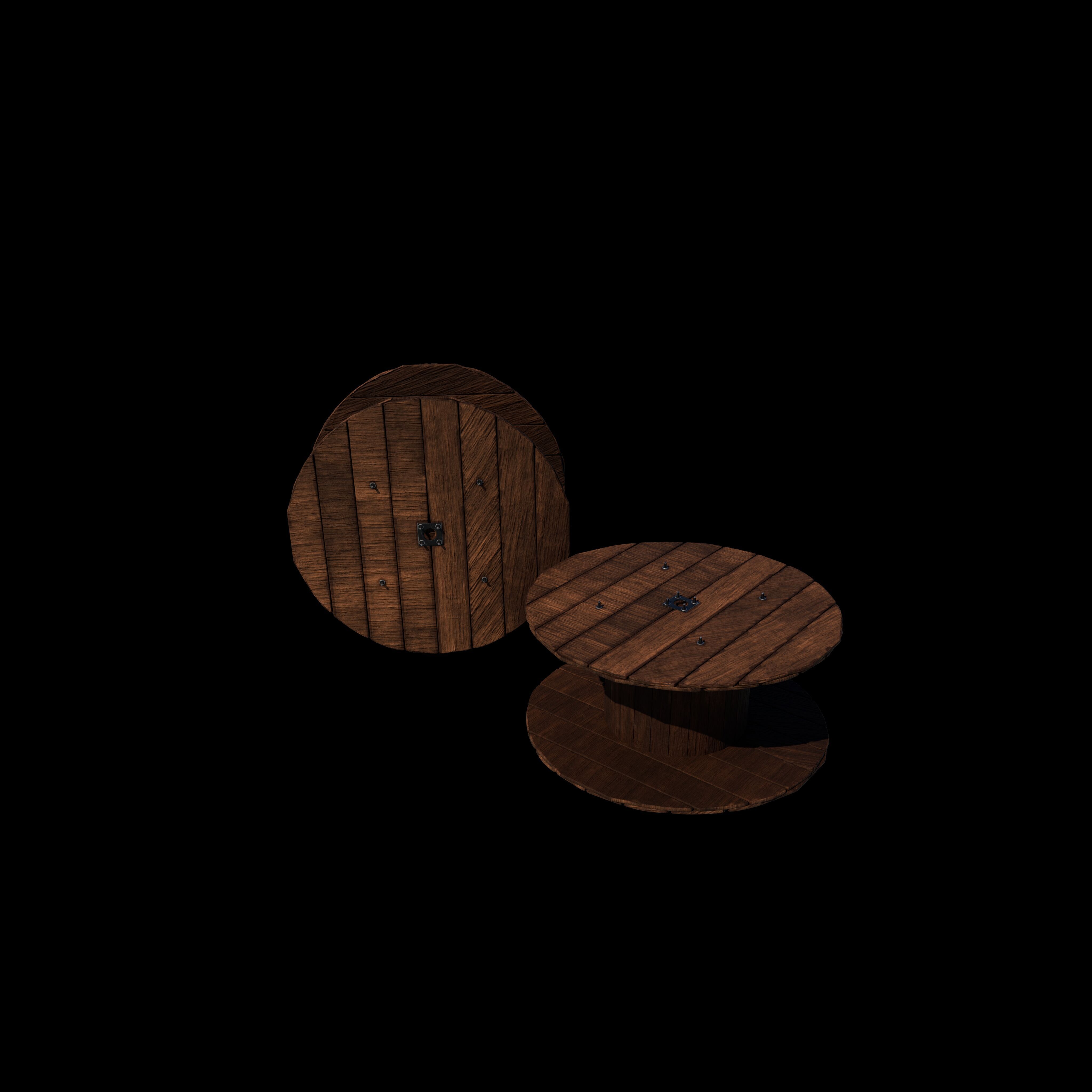 Big Wood Coil 3D model_3