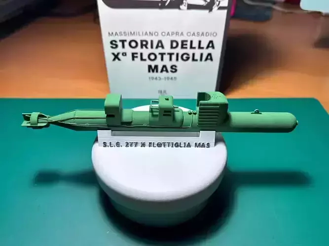 Siluro a lenta corsa Maiale - WW2 Italian Slow Course Torpedo 3D print model