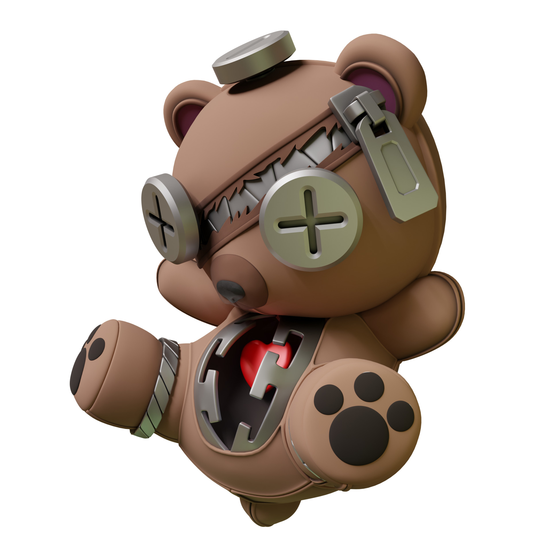 Corin Wickes chainsaw Dress accessories toy Zenless Zone Zero 3D print model_6