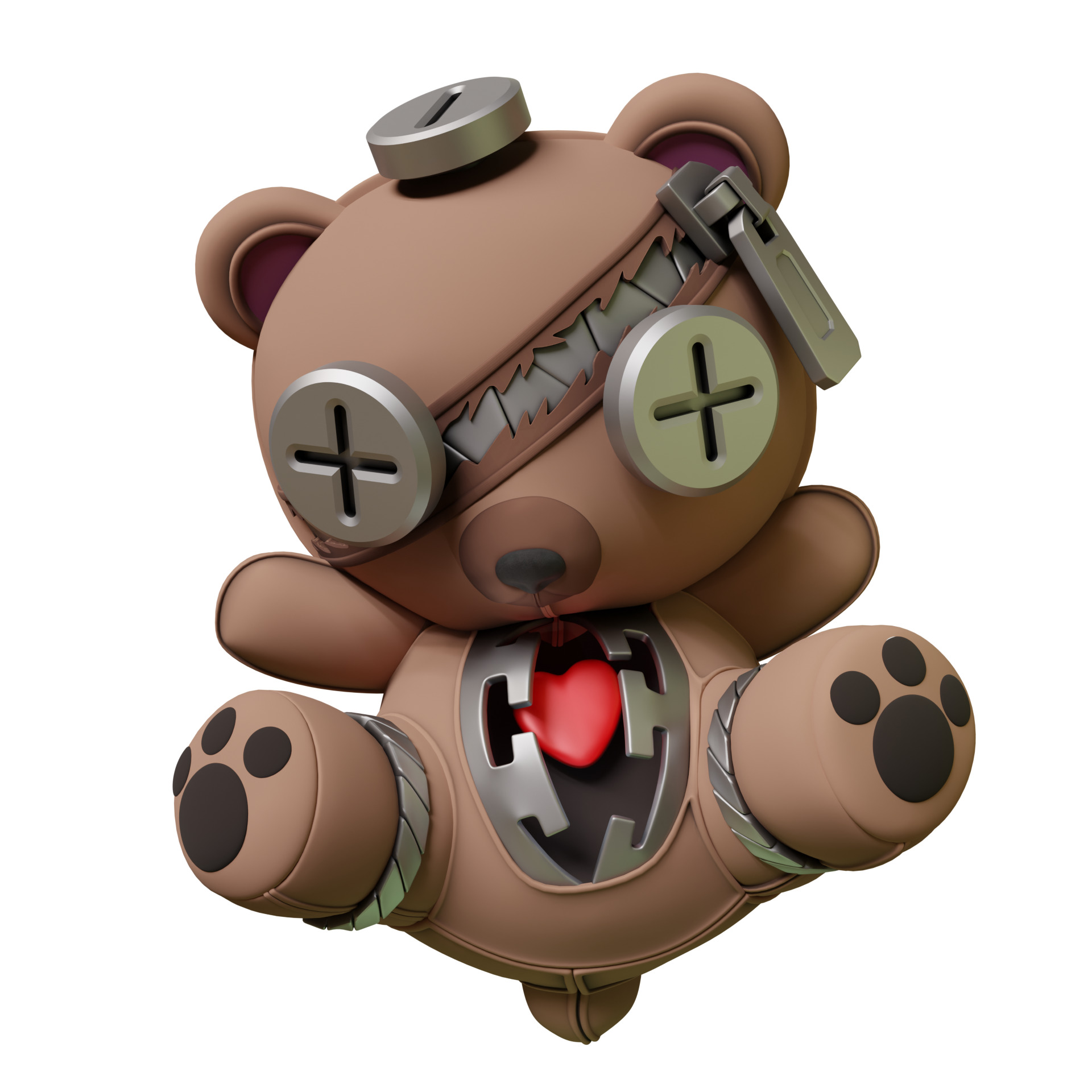 Corin Wickes chainsaw Dress accessories toy Zenless Zone Zero 3D print model_9