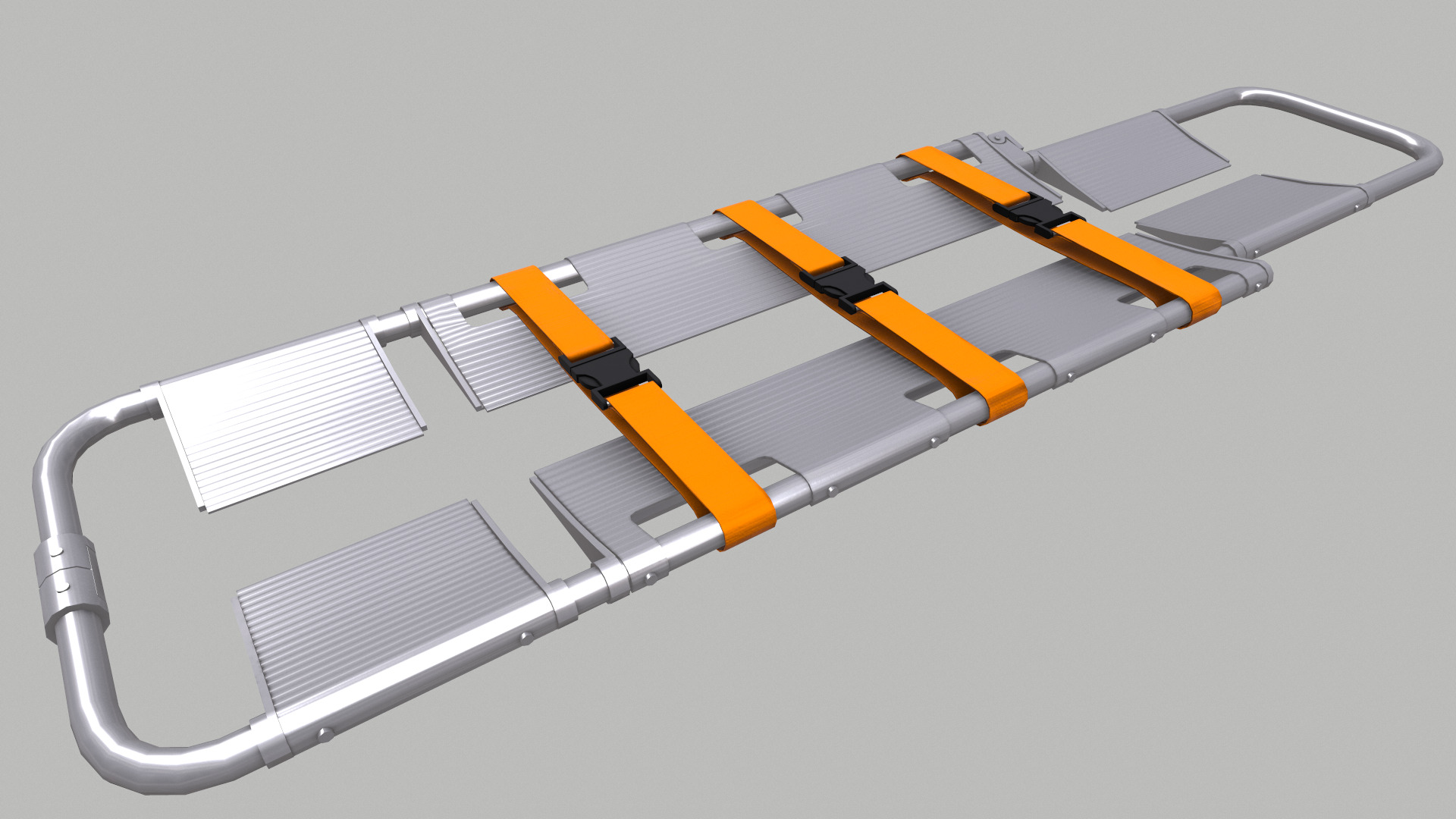 Scoop Stretcher Low Poly Low-poly 3D model_21