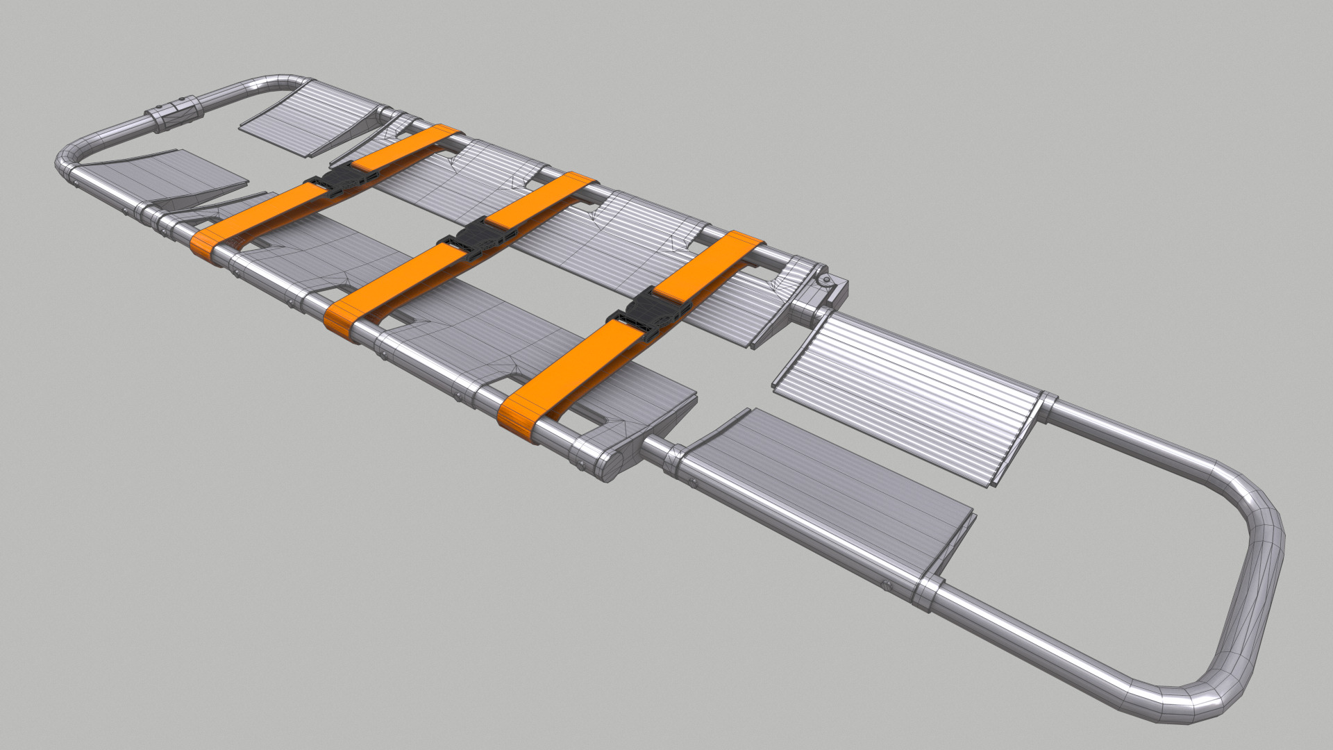 Scoop Stretcher Low Poly Low-poly 3D model_28