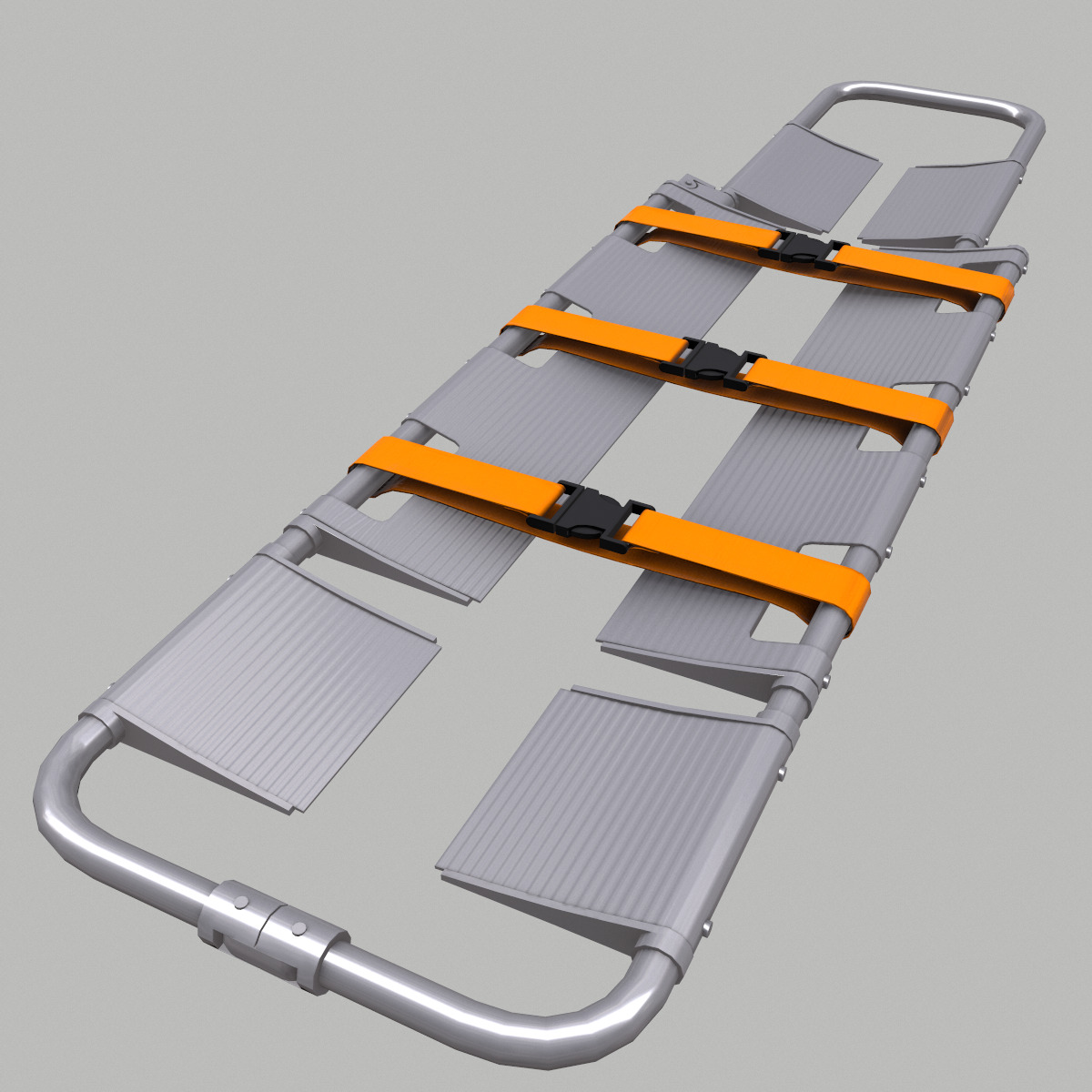 Scoop Stretcher Low Poly Low-poly 3D model_7