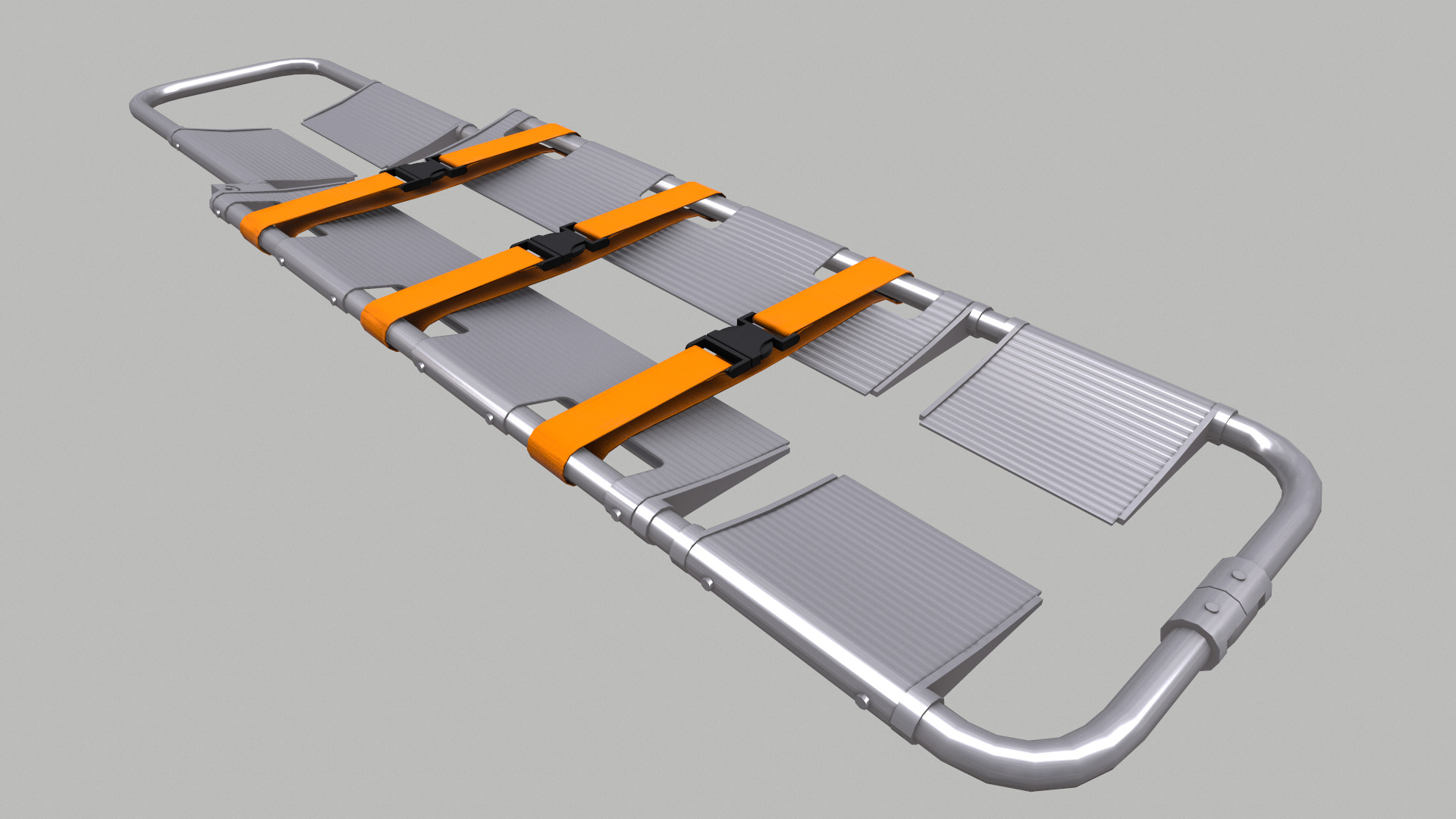 Scoop Stretcher Low Poly Low-poly 3D model_13