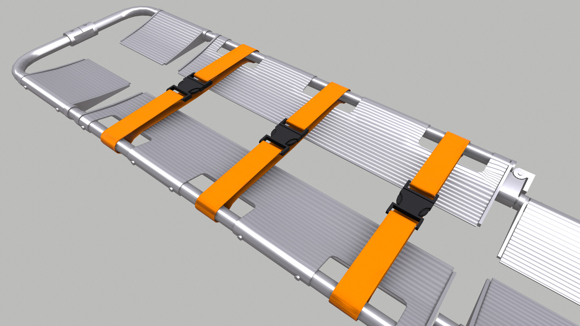 Scoop Stretcher Low Poly Low-poly 3D model_17