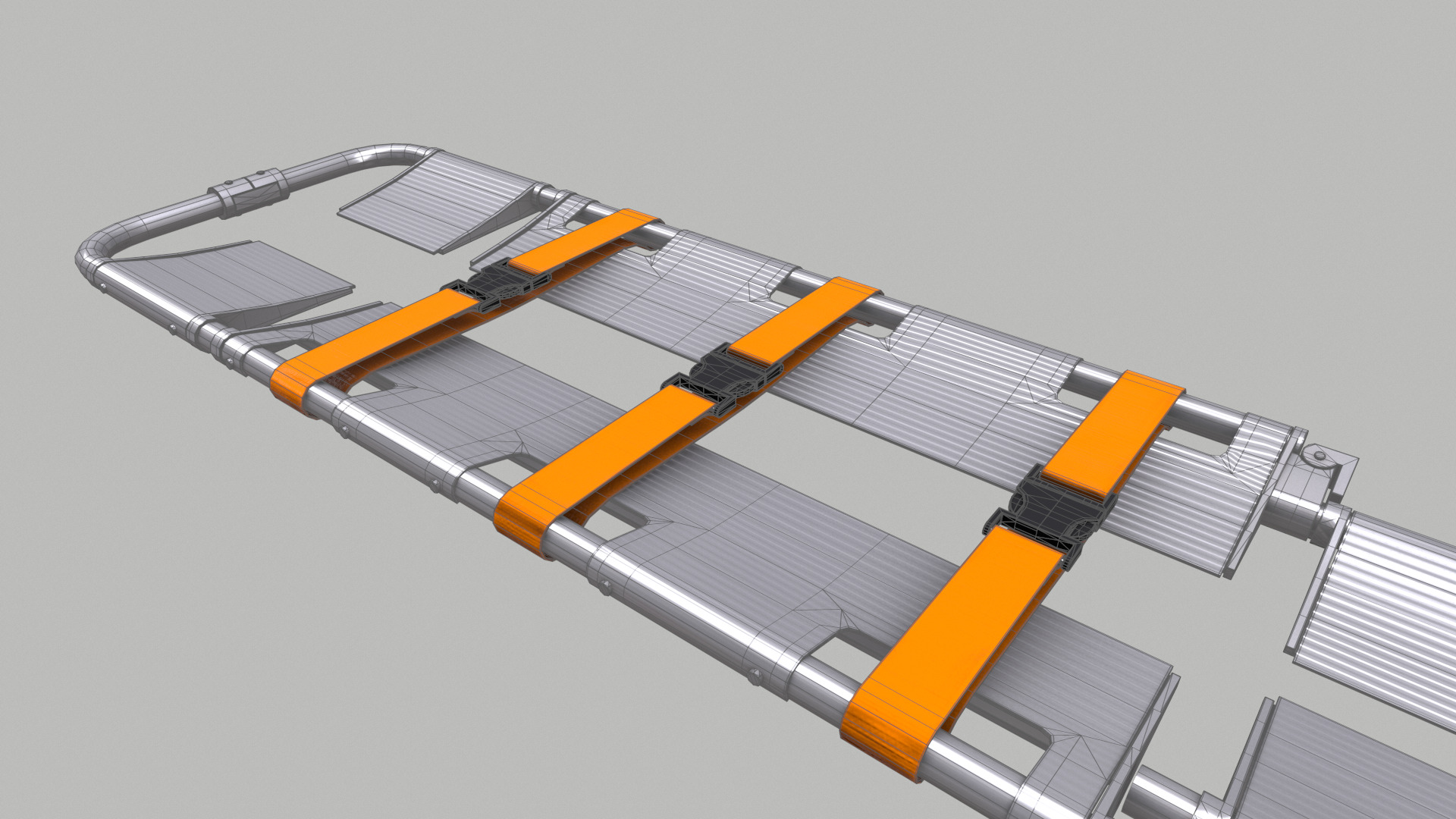 Scoop Stretcher Low Poly Low-poly 3D model_31