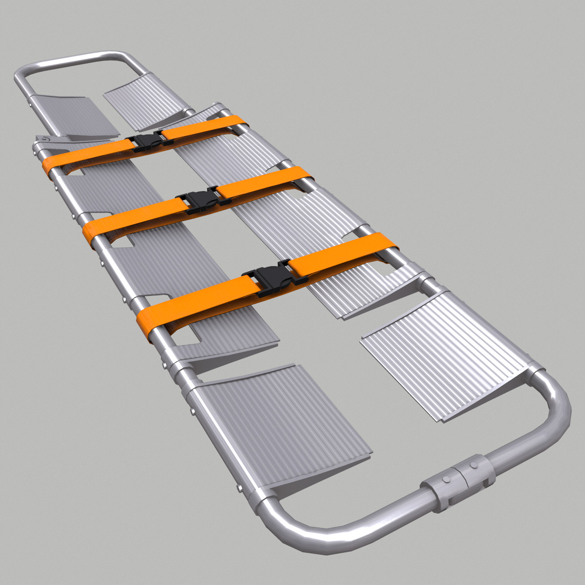 Scoop Stretcher Low Poly Low-poly 3D model_3