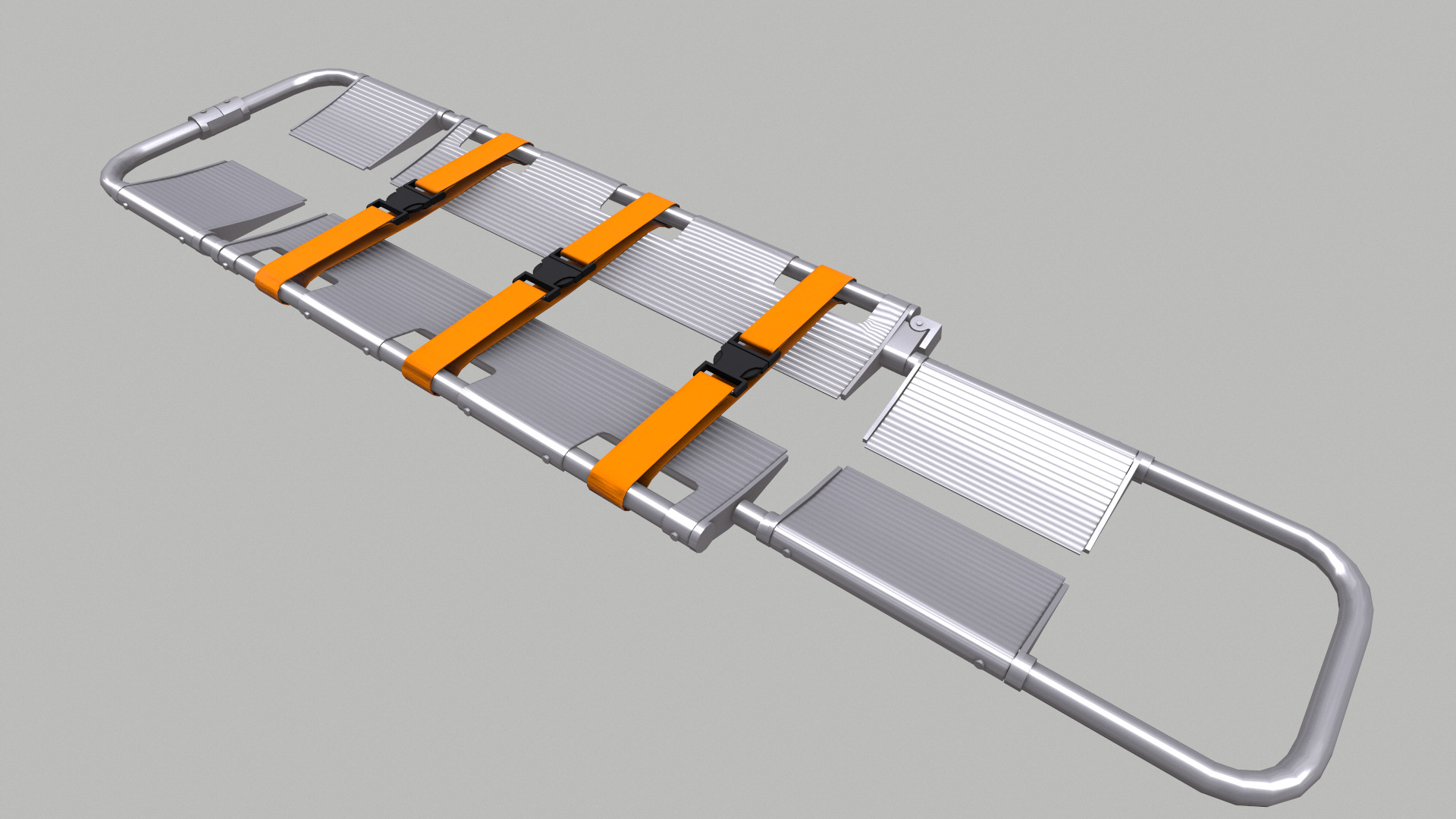 Scoop Stretcher Low Poly Low-poly 3D model_10