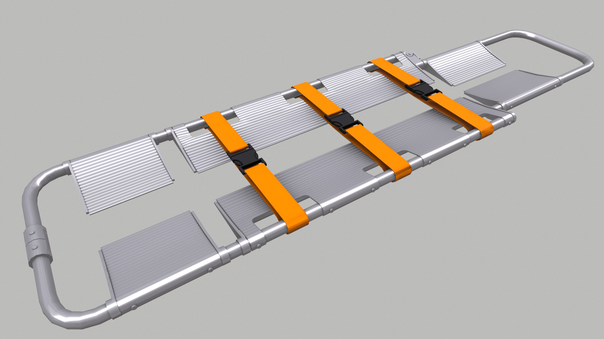 Scoop Stretcher Low Poly Low-poly 3D model_24