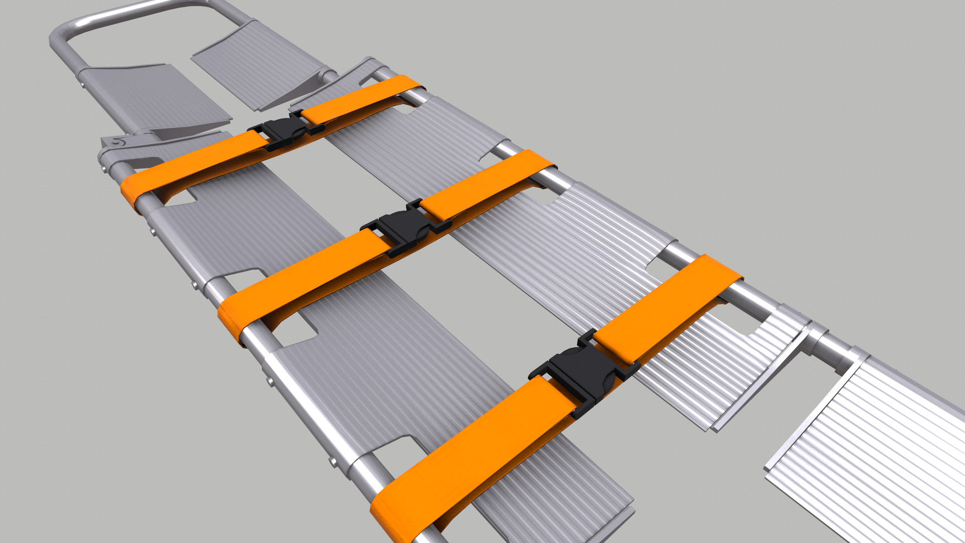 Scoop Stretcher Low Poly Low-poly 3D model_12